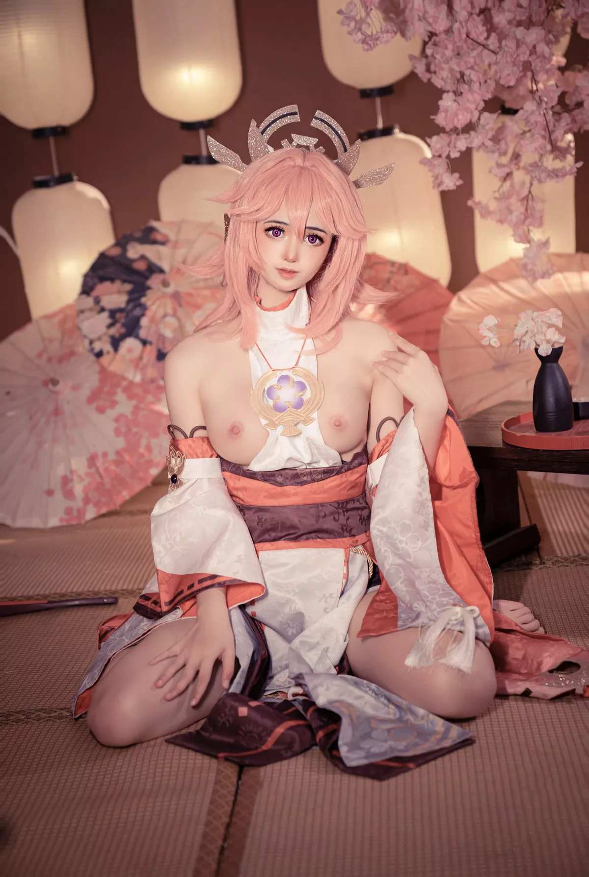 小礼好困 八重神子  风韵私房 SleeppyLee1 佳人Cosplay