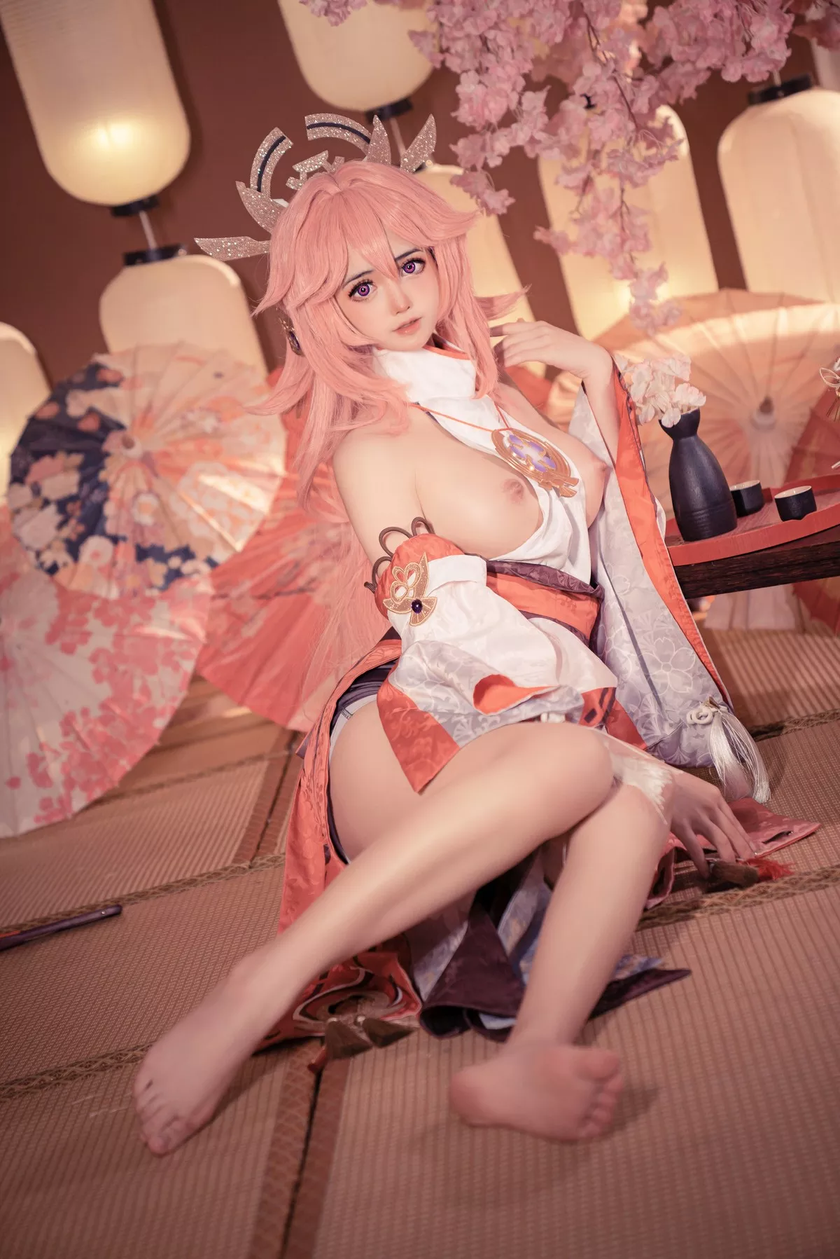 小礼好困 八重神子  风韵私房 SleeppyLee1 佳人Cosplay