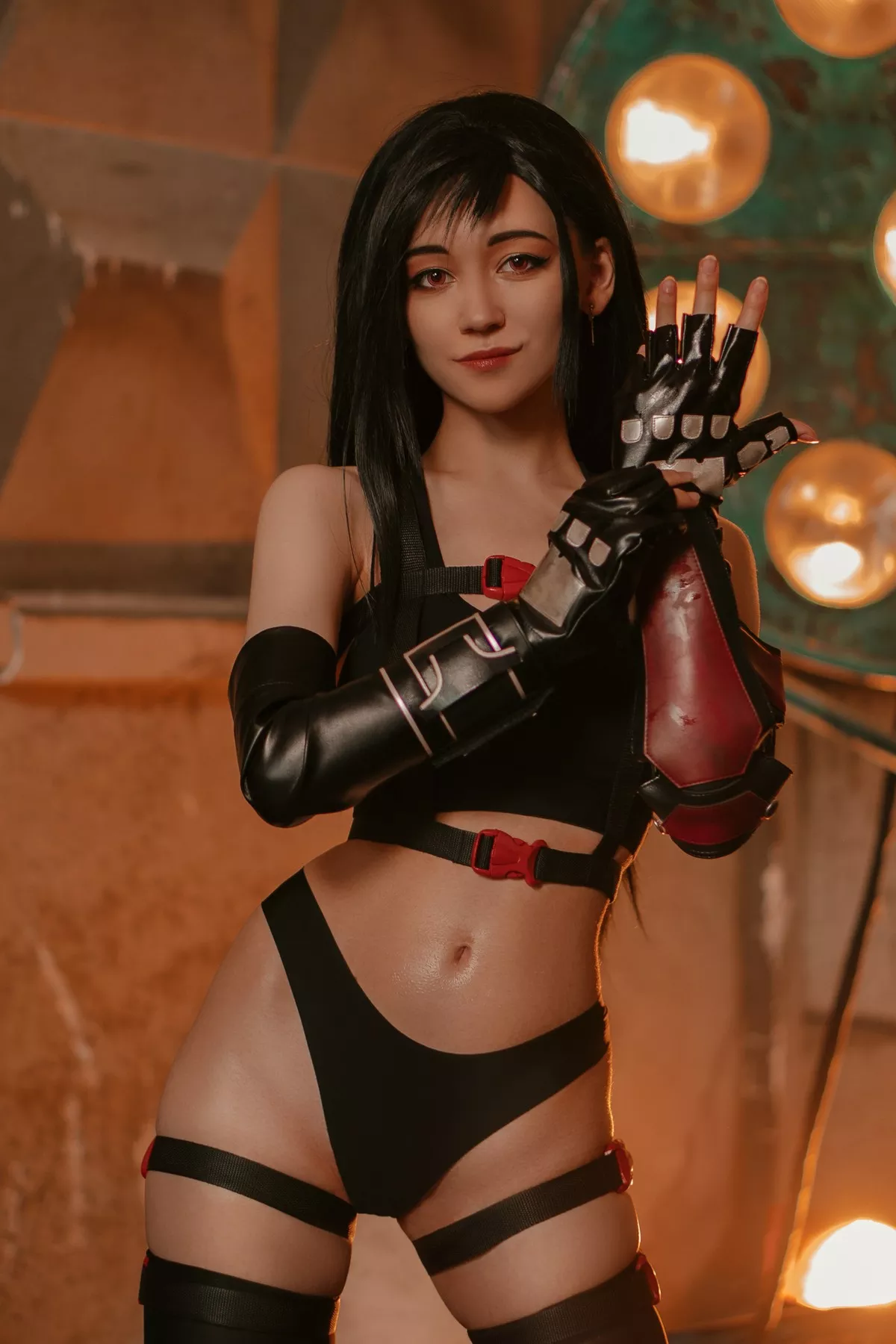 Lockhart 美人Cosplay Tifa Donna 蒂法 Loli 迷人密拍