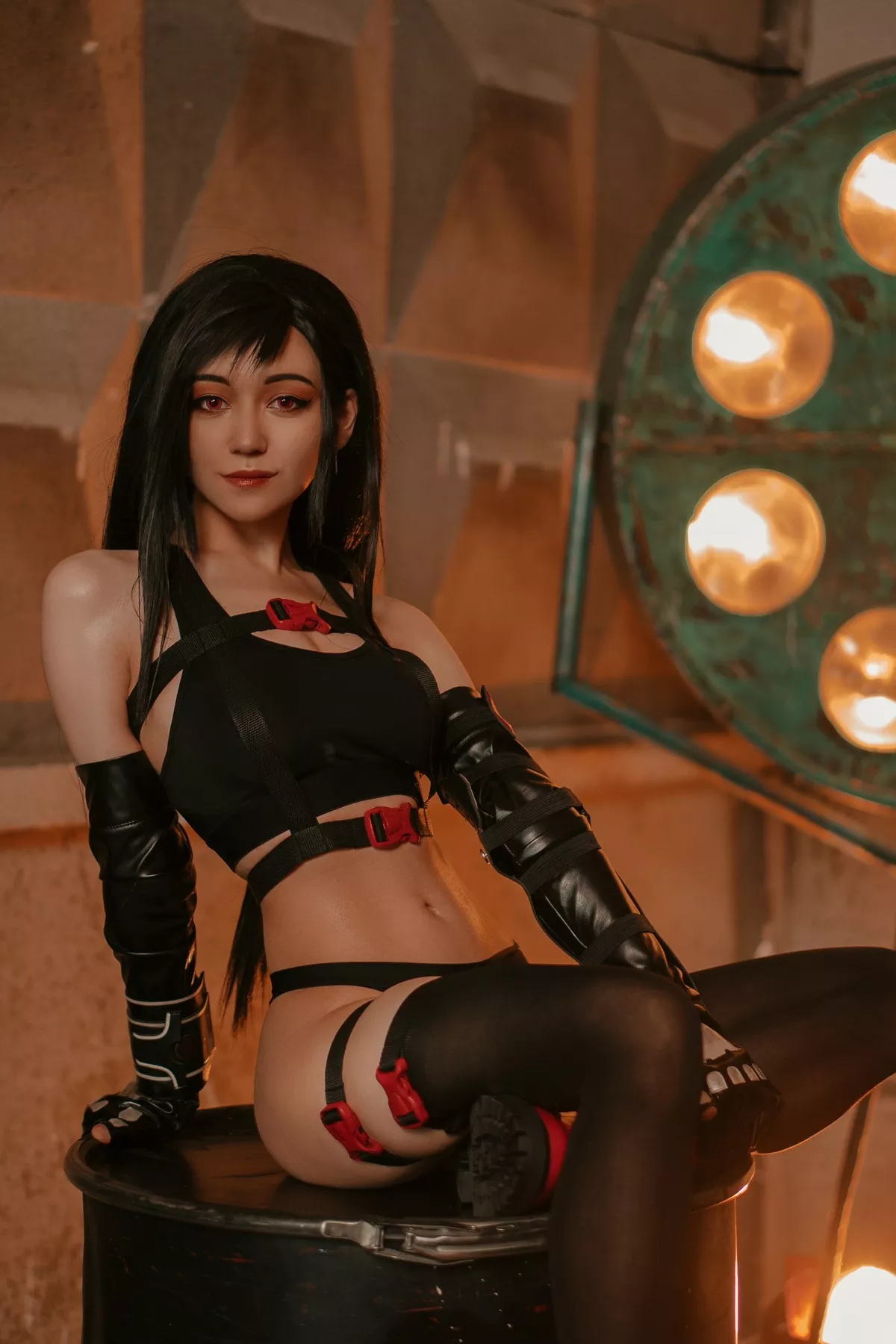 Lockhart 美人Cosplay Tifa Donna 蒂法 Loli 迷人密拍