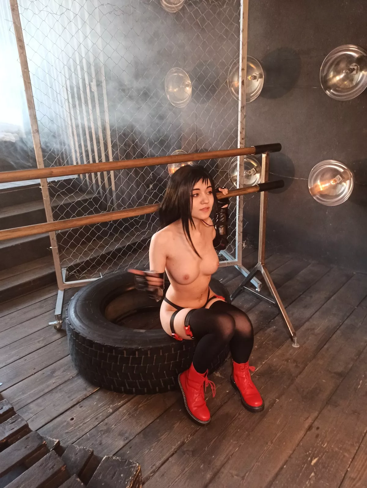 Lockhart 美人Cosplay Tifa Donna 蒂法 Loli 迷人密拍