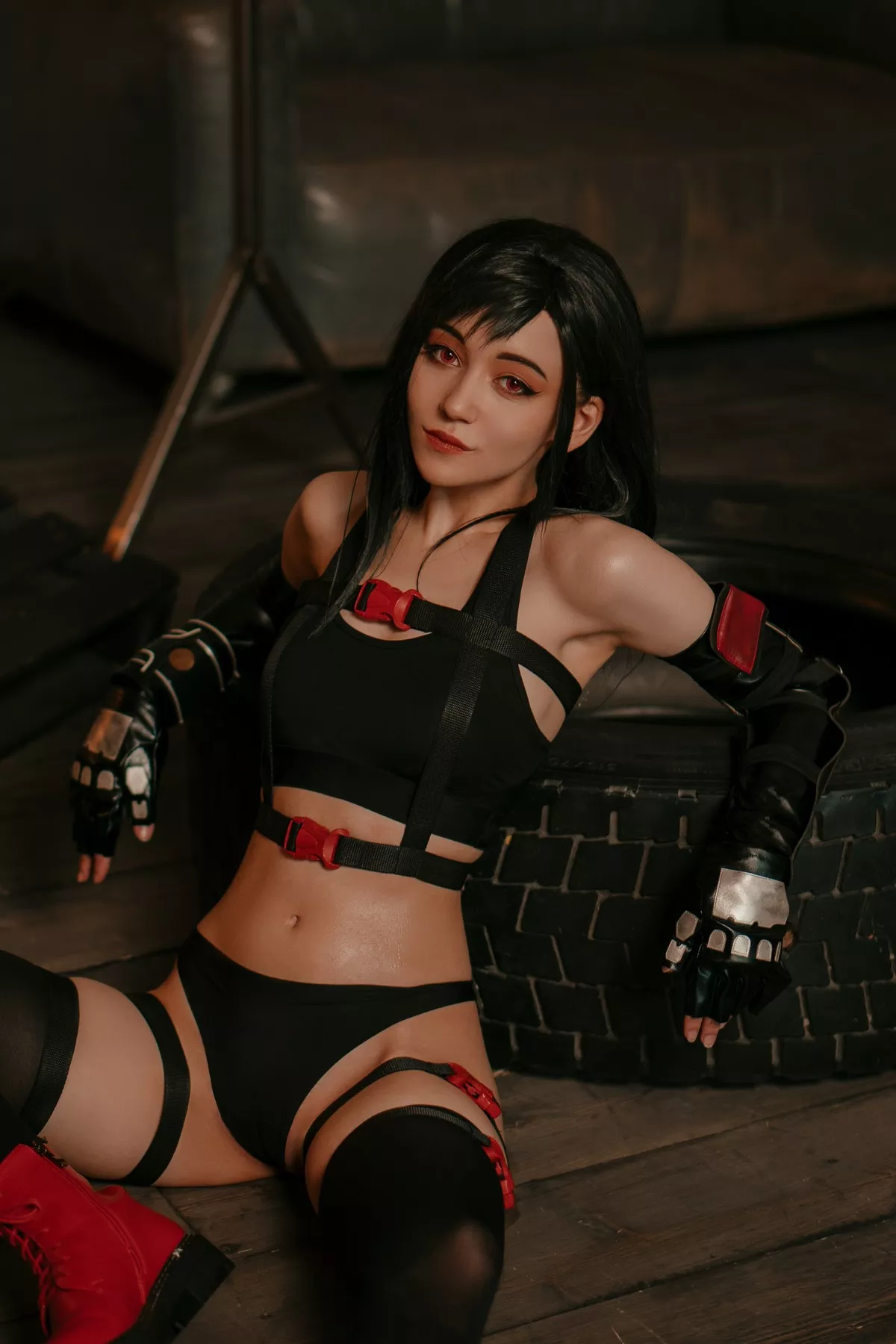 Lockhart 美人Cosplay Tifa Donna 蒂法 Loli 迷人密拍
