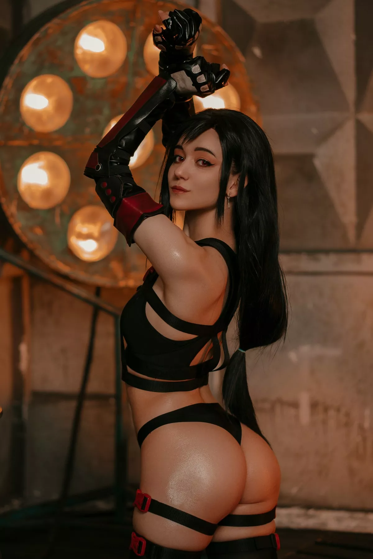 Lockhart 美人Cosplay Tifa Donna 蒂法 Loli 迷人密拍