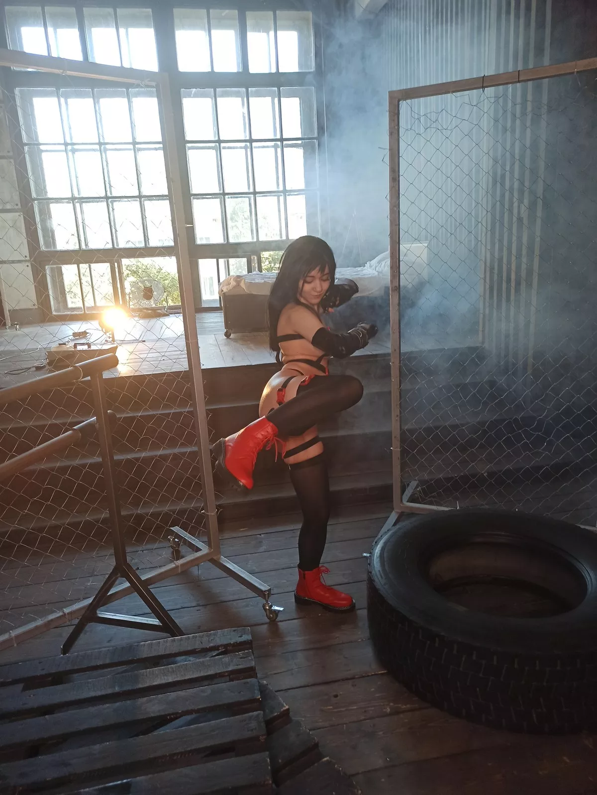 Lockhart 美人Cosplay Tifa Donna 蒂法 Loli 迷人密拍