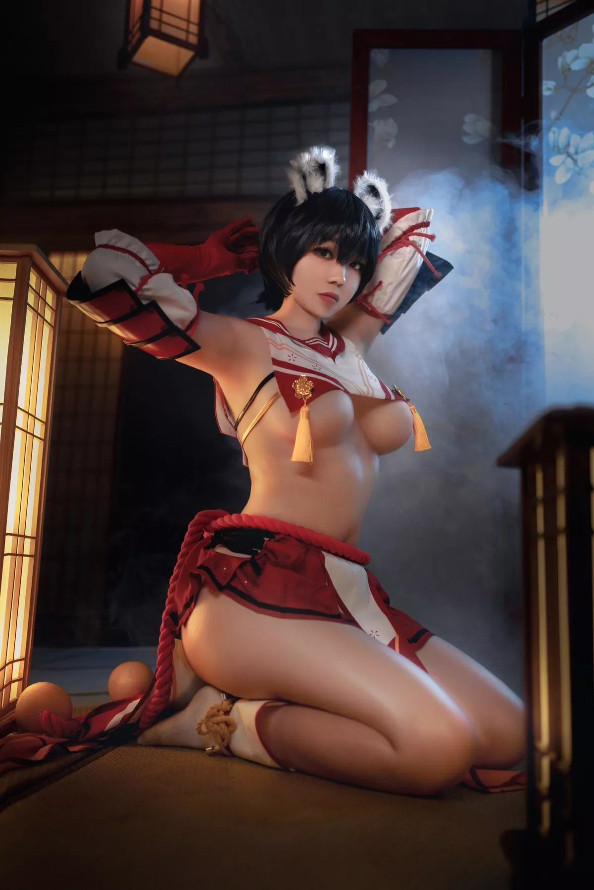 佳人Cosplay 风情私房 Kasuga Ganlory 春日 啊日日 Tsubaki