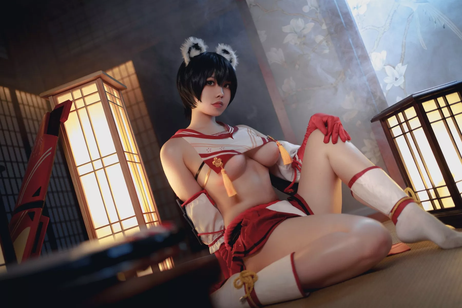 佳人Cosplay 风情私房 Kasuga Ganlory 春日 啊日日 Tsubaki