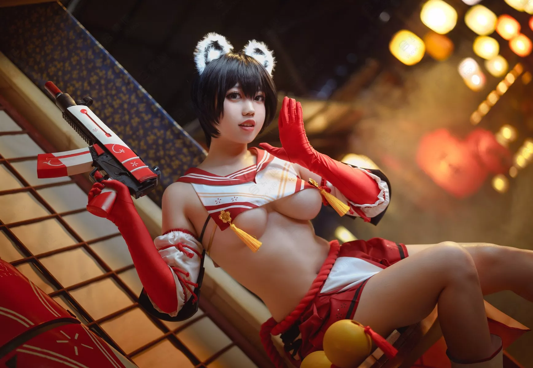佳人Cosplay 风情私房 Kasuga Ganlory 春日 啊日日 Tsubaki