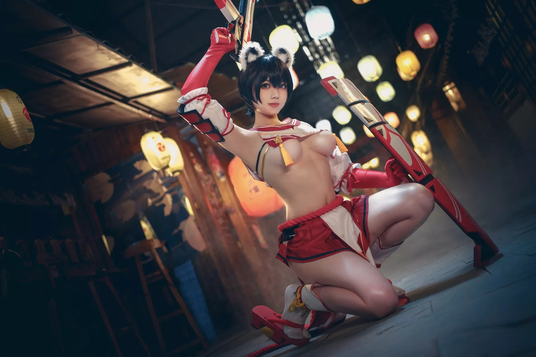 佳人Cosplay 风情私房 Kasuga Ganlory 春日 啊日日 Tsubaki