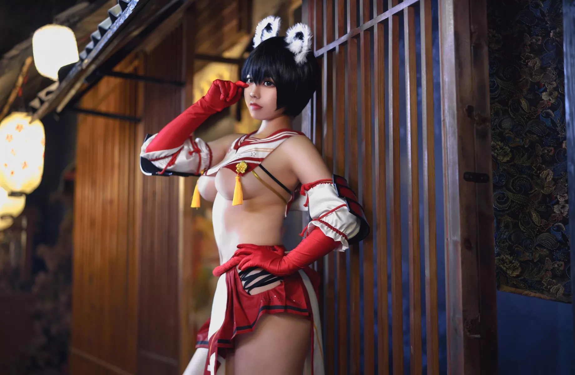 佳人Cosplay 风情私房 Kasuga Ganlory 春日 啊日日 Tsubaki