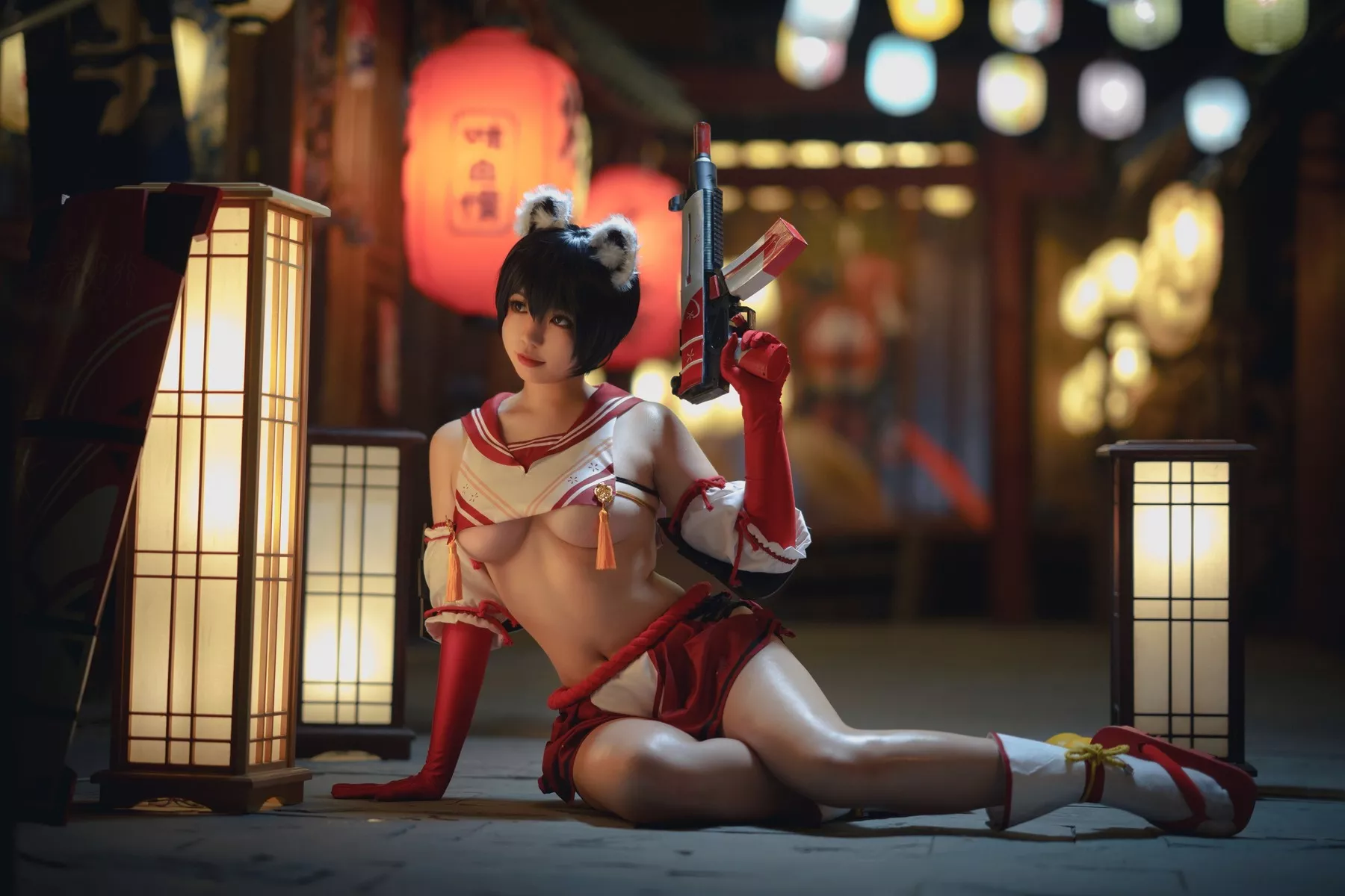 佳人Cosplay 风情私房 Kasuga Ganlory 春日 啊日日 Tsubaki