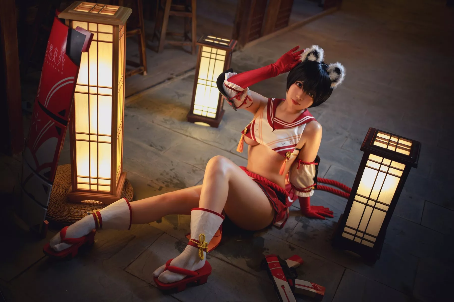 佳人Cosplay 风情私房 Kasuga Ganlory 春日 啊日日 Tsubaki