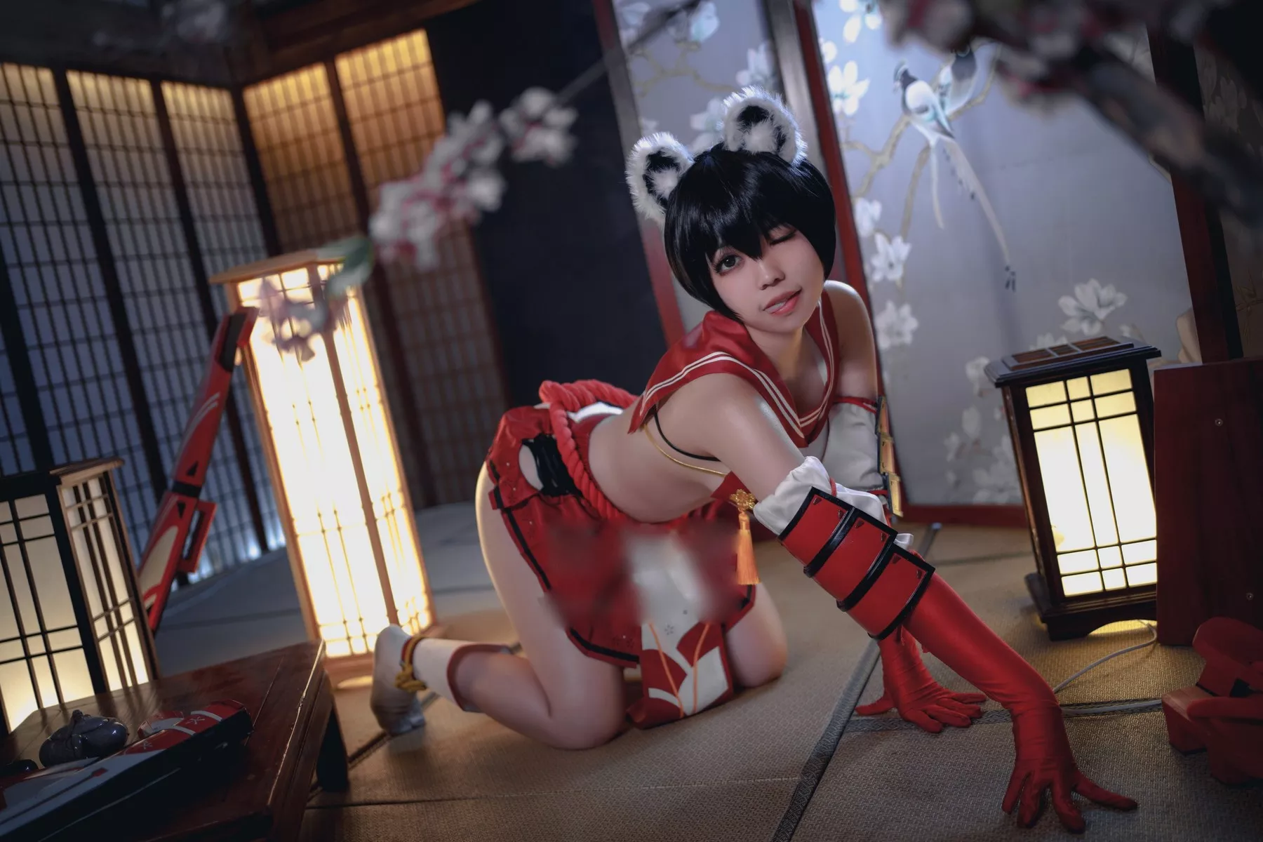 佳人Cosplay 风情私房 Kasuga Ganlory 春日 啊日日 Tsubaki