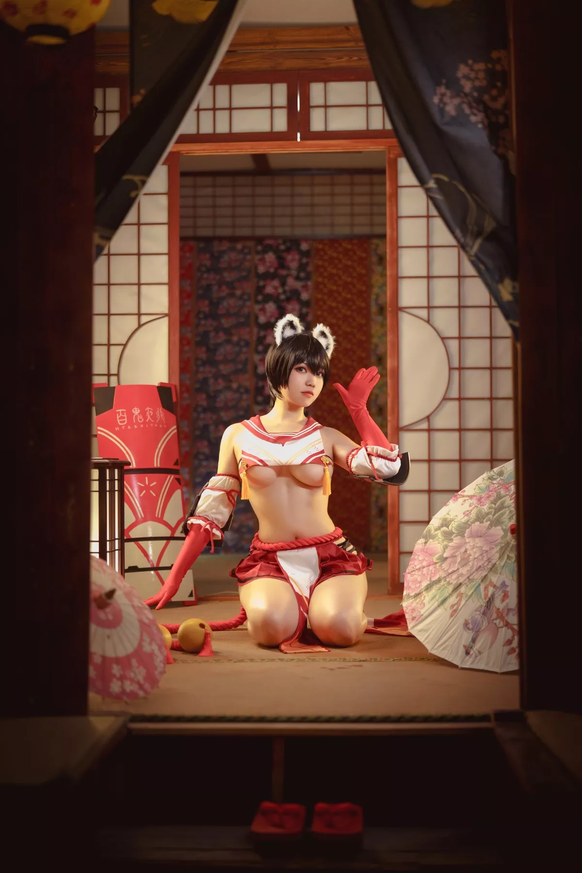 佳人Cosplay 风情私房 Kasuga Ganlory 春日 啊日日 Tsubaki