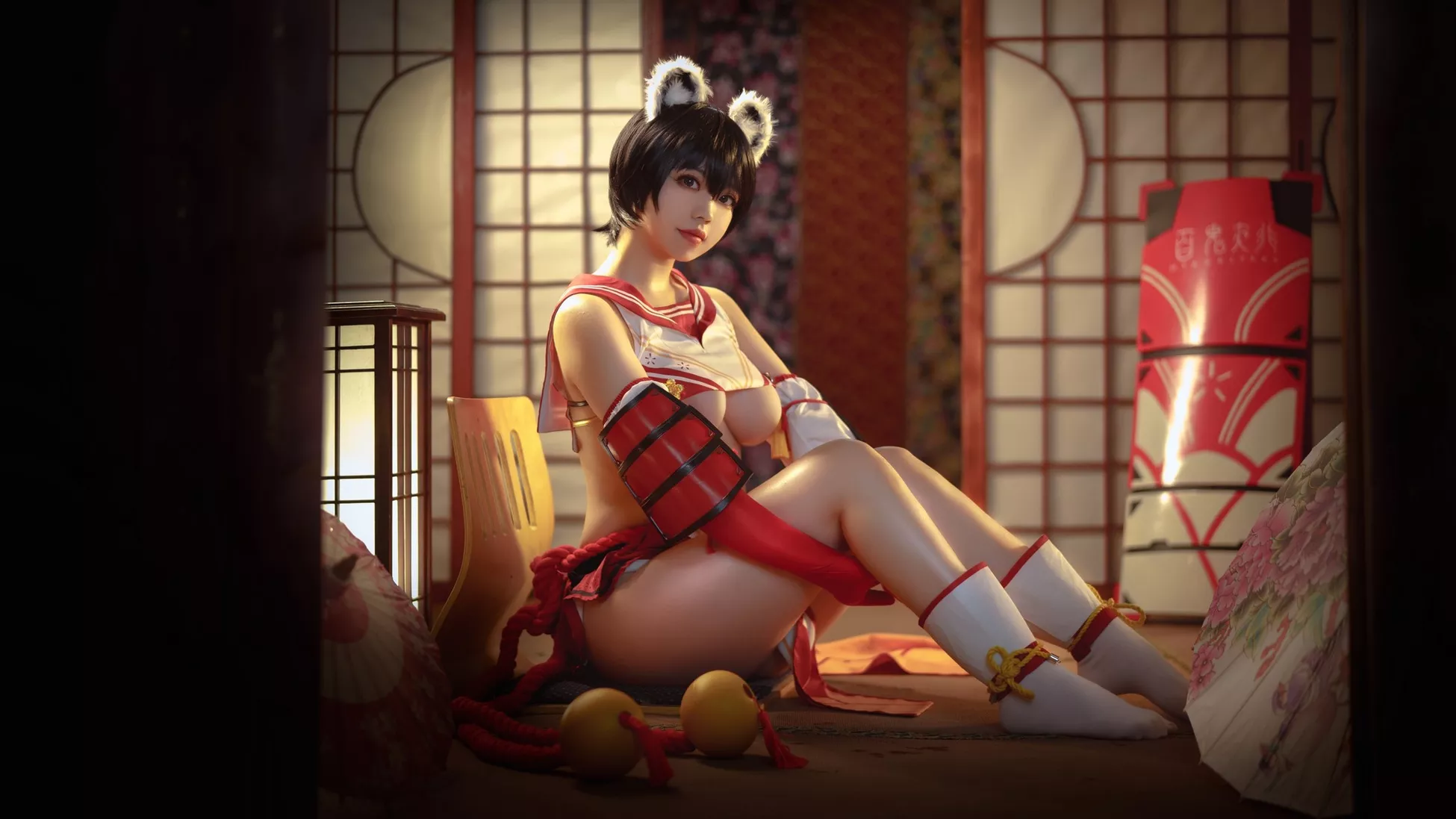 佳人Cosplay 风情私房 Kasuga Ganlory 春日 啊日日 Tsubaki