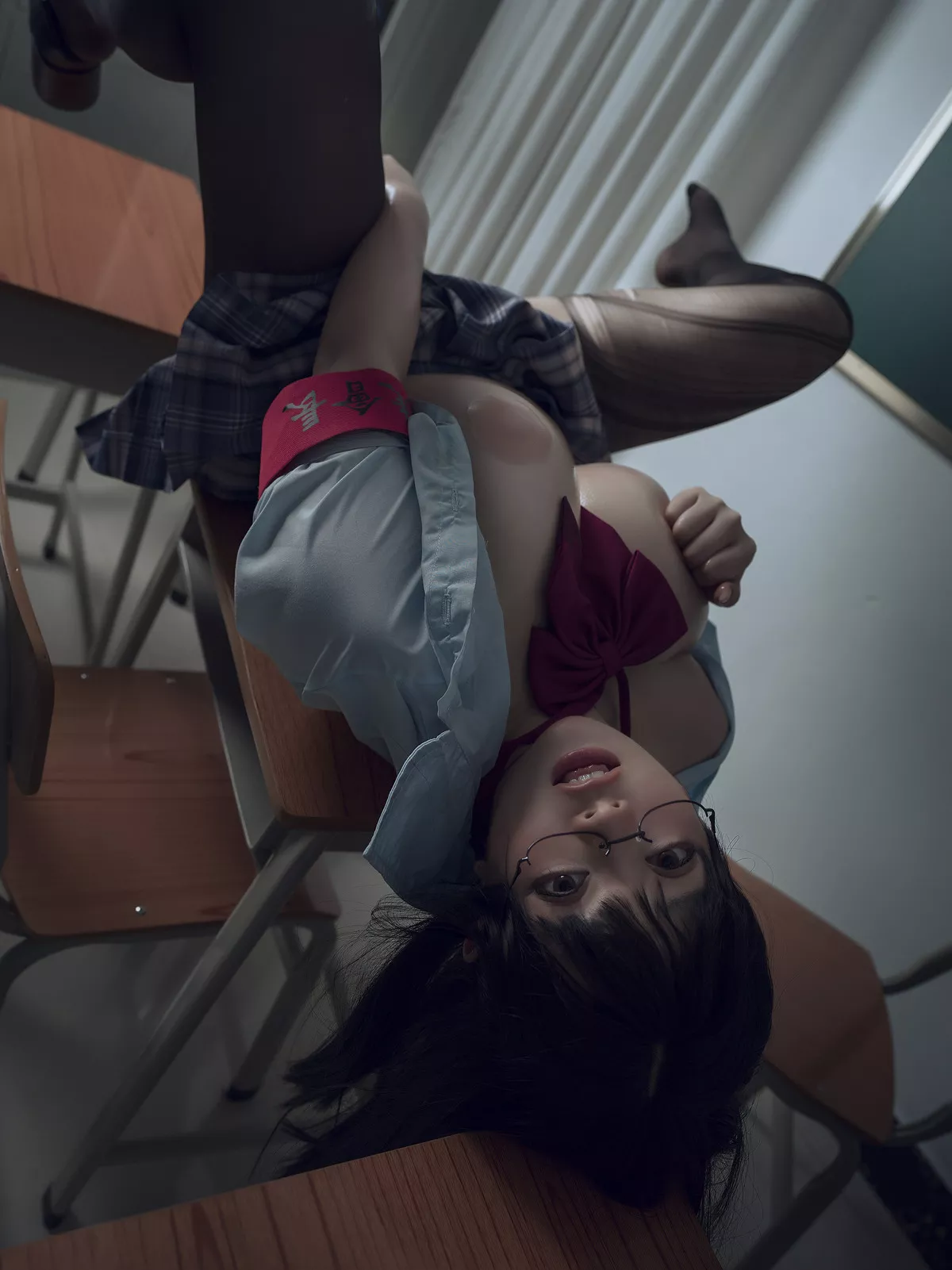 阿寨寨 美女Cosplay 写真 生徒会长 NinJA 风骚私拍