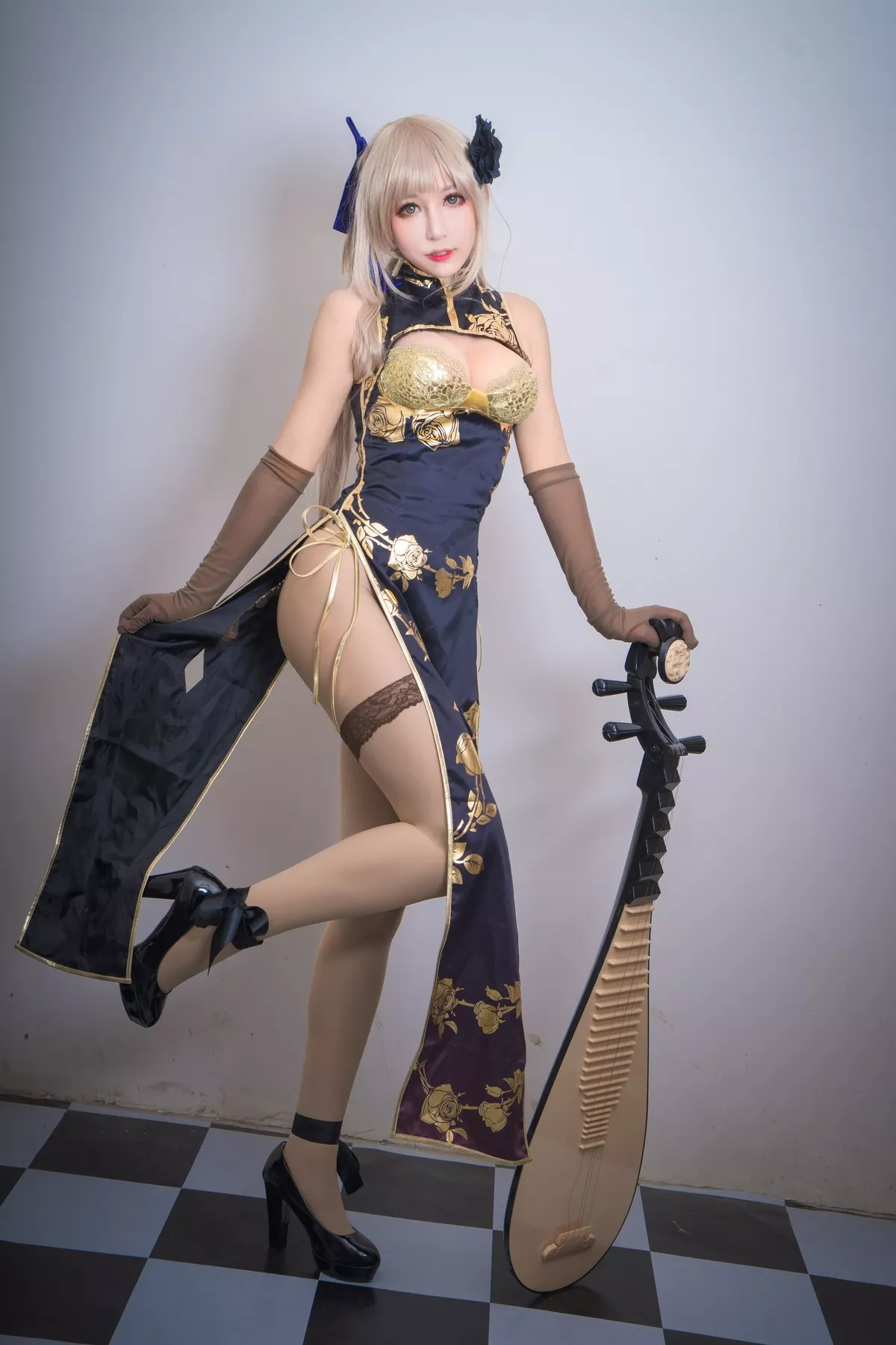 佳人Cosplay 黑米粥 金莲 魅魔私摄