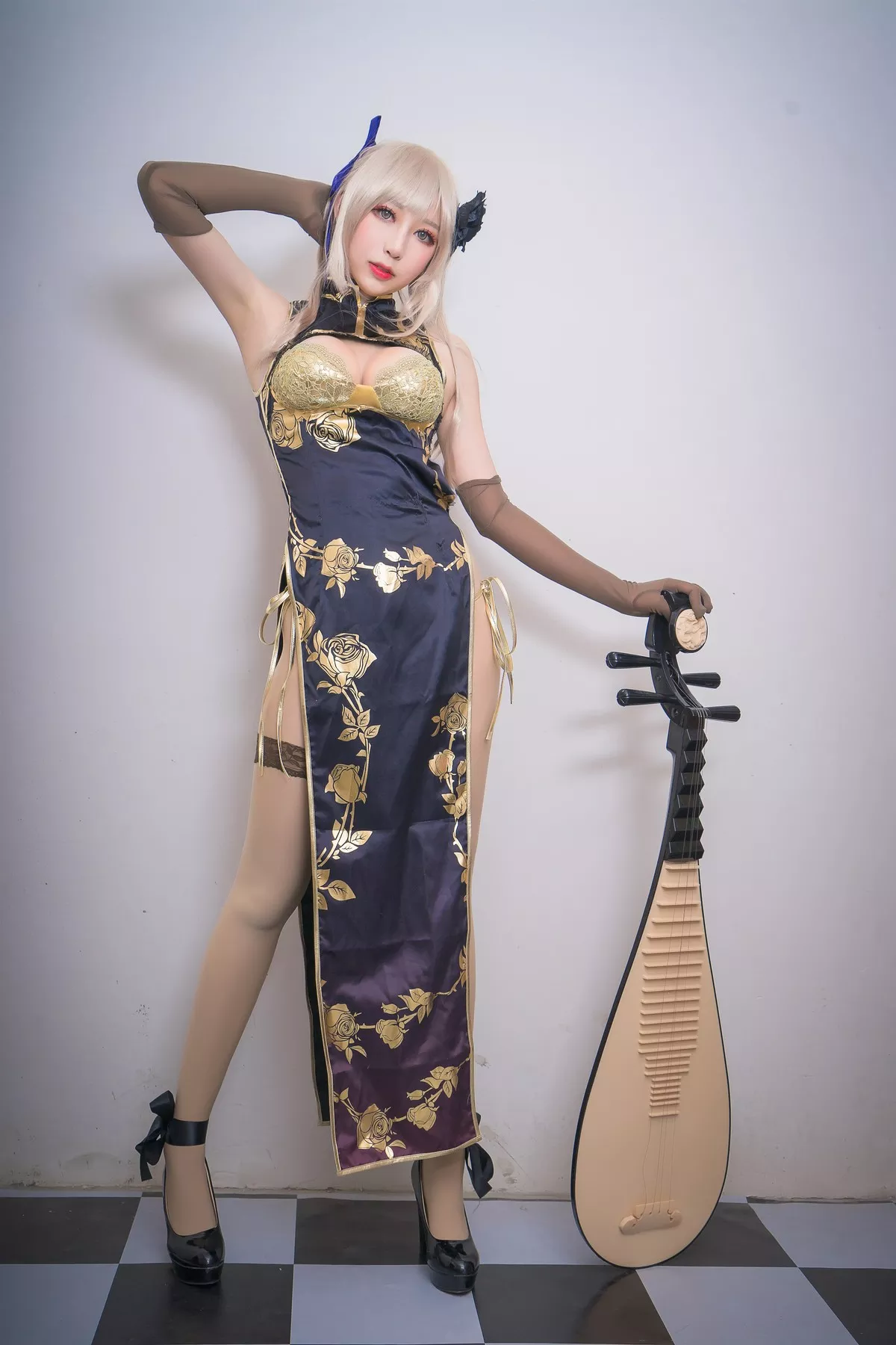 佳人Cosplay 黑米粥 金莲 魅魔私摄