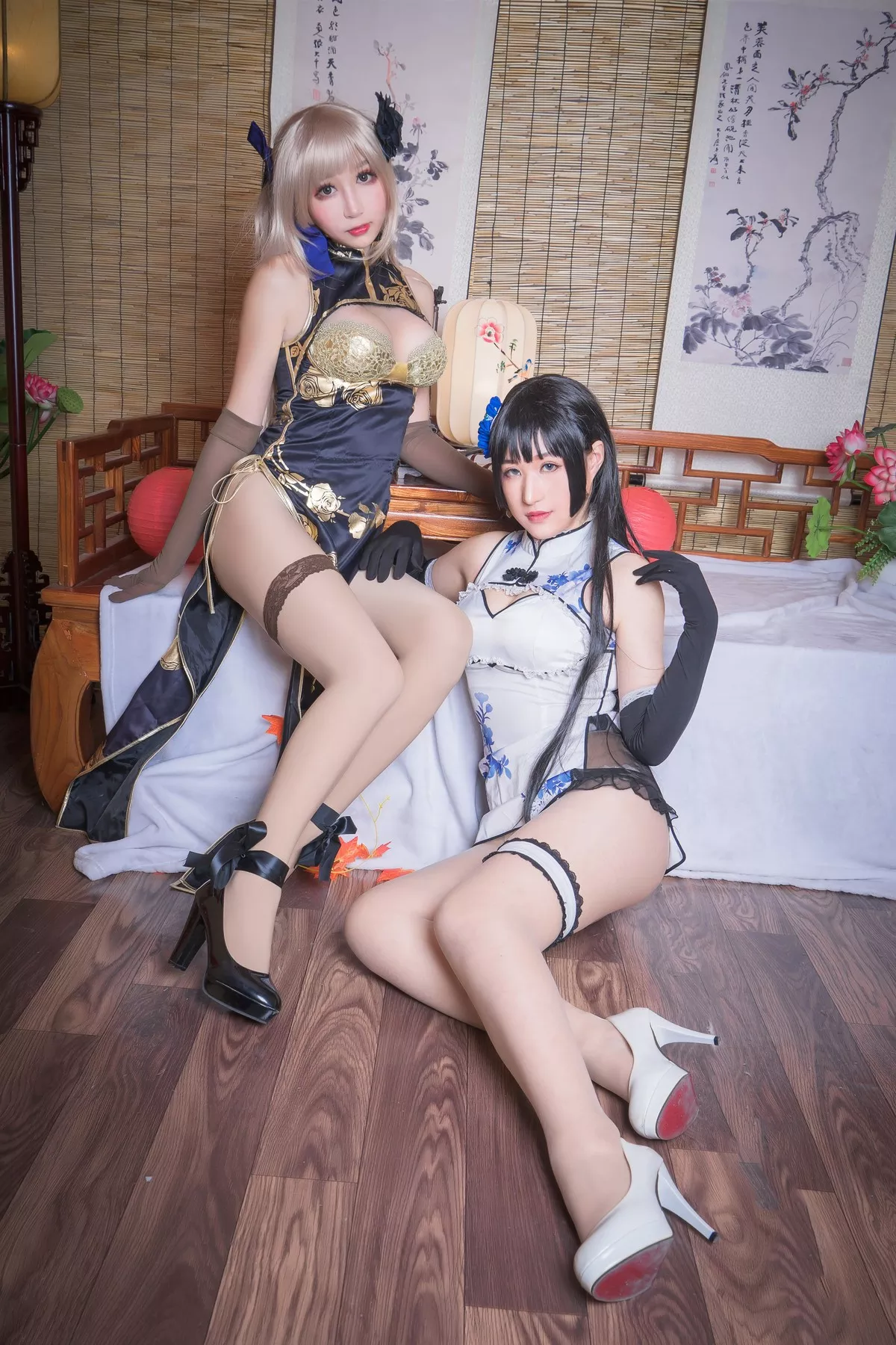 佳人Cosplay 黑米粥 金莲 魅魔私摄
