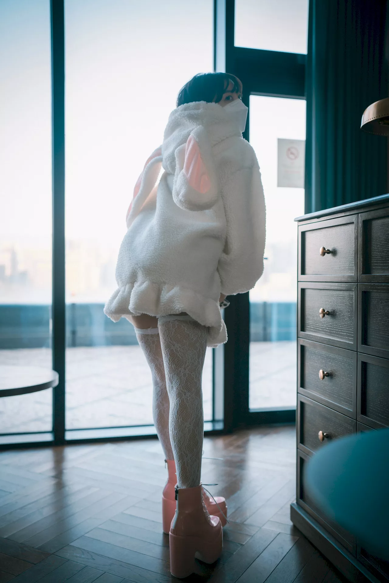 Class(69P) 高丽靓模高画质写真图集 】 K  HaNari【DJAWA大佳玩  高丽靓模写真 Notting