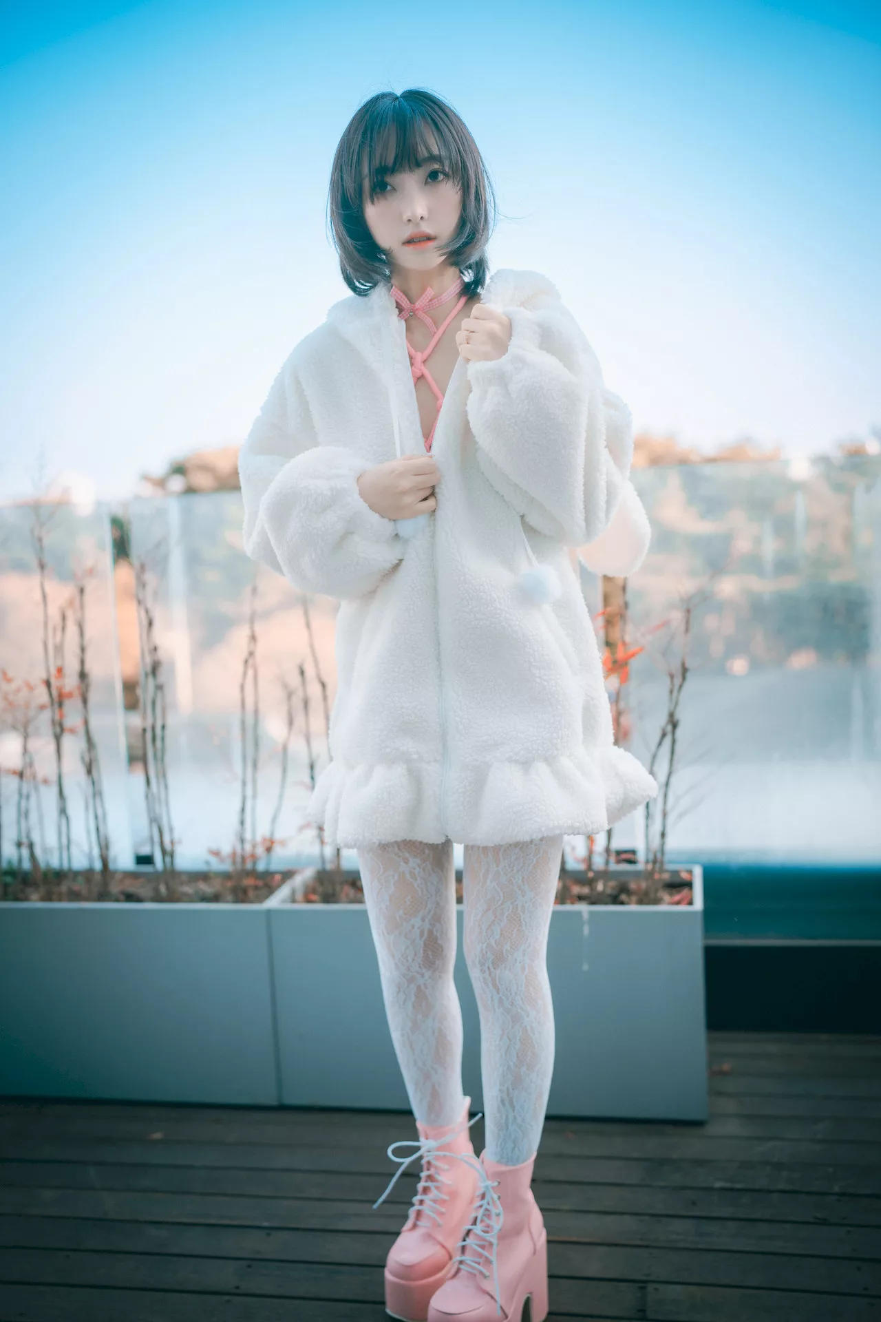 Class(69P) 高丽靓模高画质写真图集 】 K  HaNari【DJAWA大佳玩  高丽靓模写真 Notting