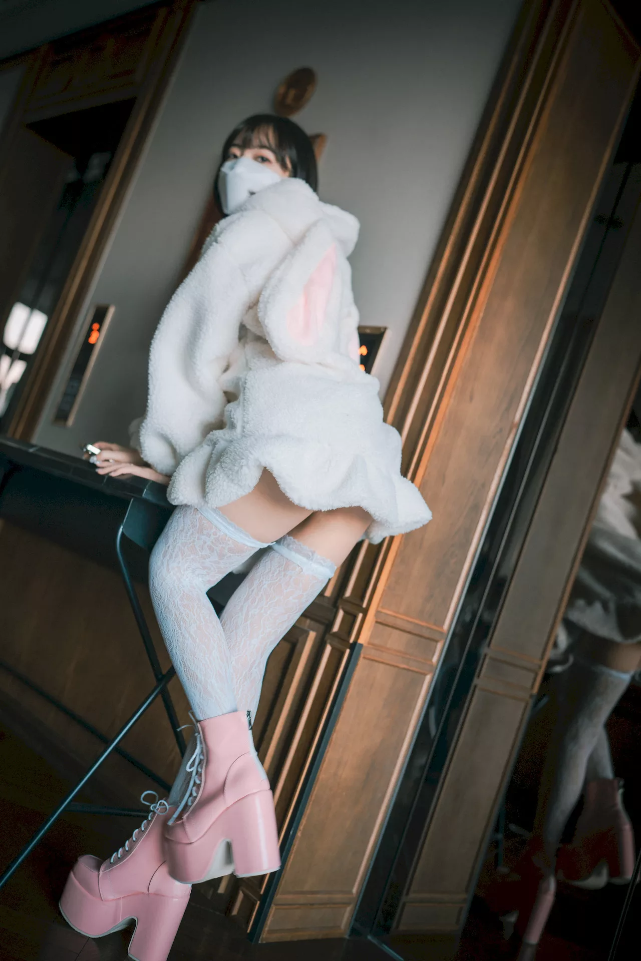 Class(69P) 高丽靓模高画质写真图集 】 K  HaNari【DJAWA大佳玩  高丽靓模写真 Notting