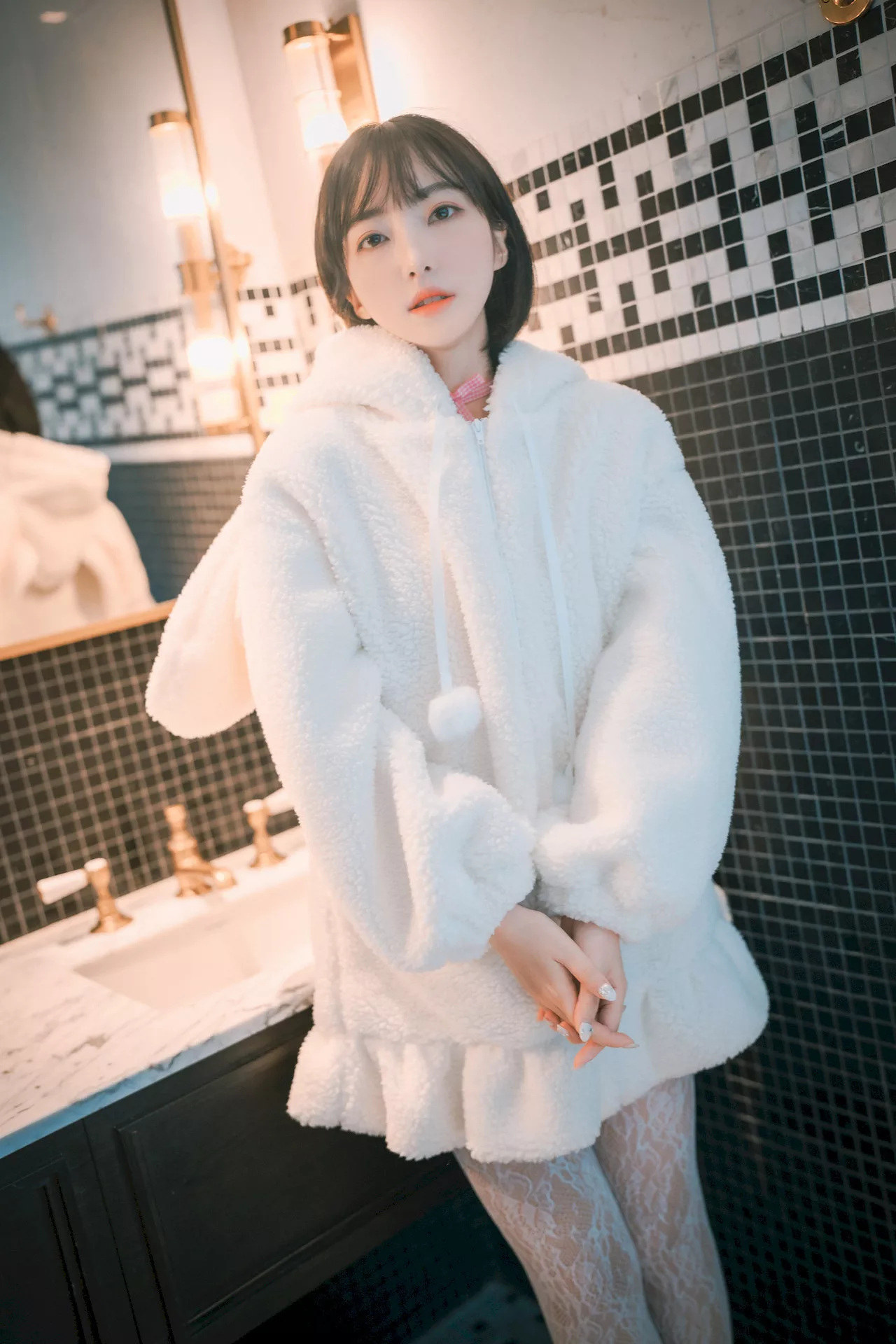 Class(69P) 高丽靓模高画质写真图集 】 K  HaNari【DJAWA大佳玩  高丽靓模写真 Notting