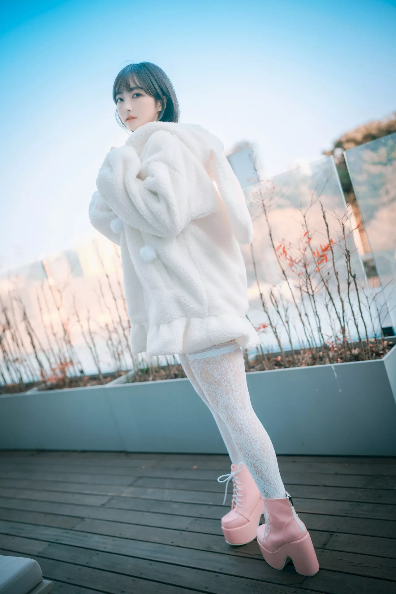 Class(69P) 高丽靓模高画质写真图集 】 K  HaNari【DJAWA大佳玩  高丽靓模写真 Notting