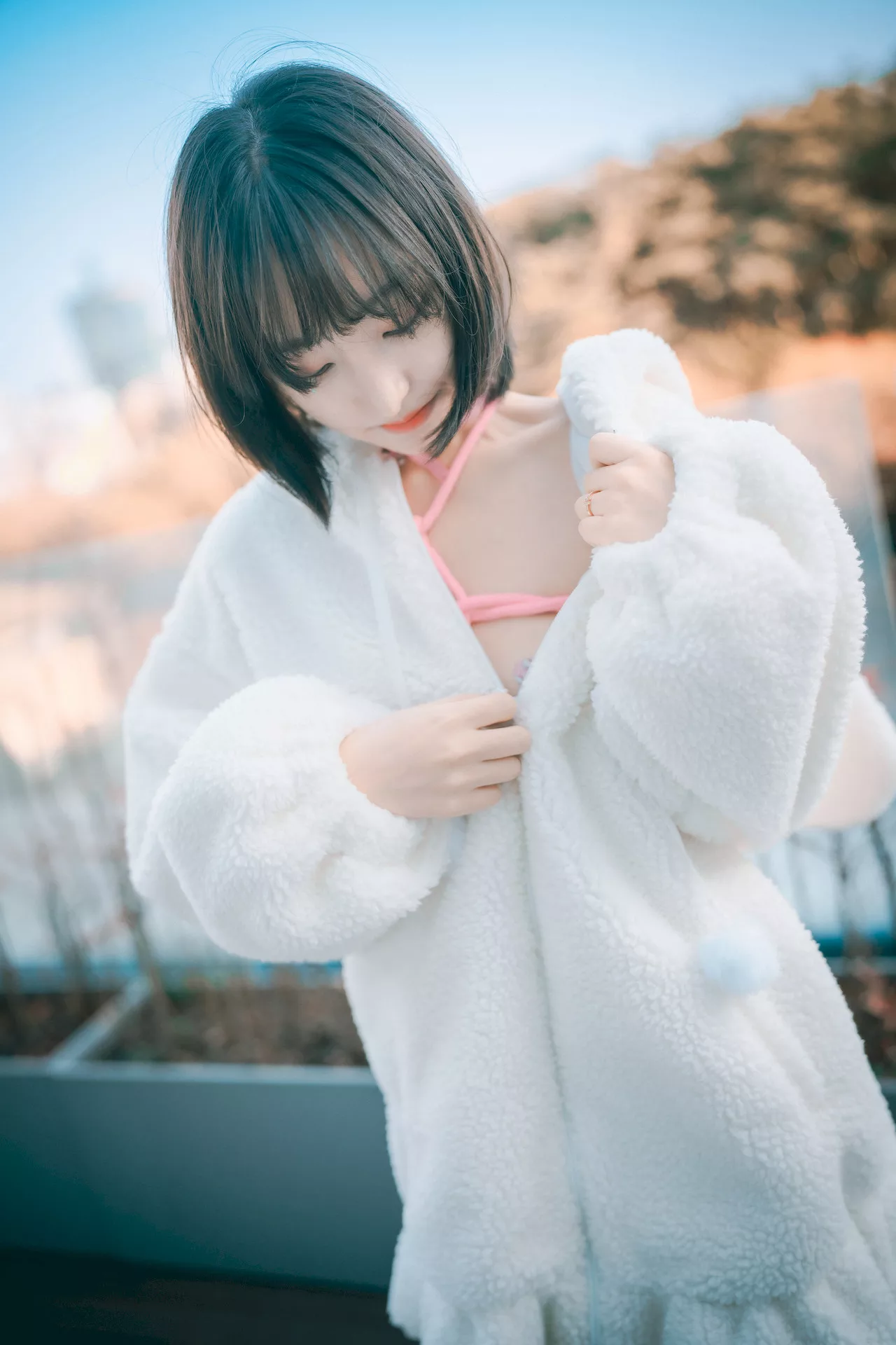 Class(69P) 高丽靓模高画质写真图集 】 K  HaNari【DJAWA大佳玩  高丽靓模写真 Notting