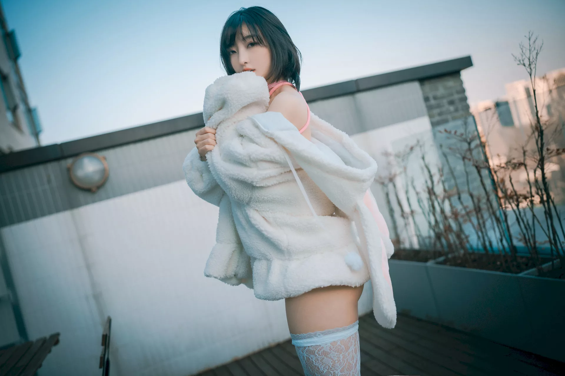 Class(69P) 高丽靓模高画质写真图集 】 K  HaNari【DJAWA大佳玩  高丽靓模写真 Notting