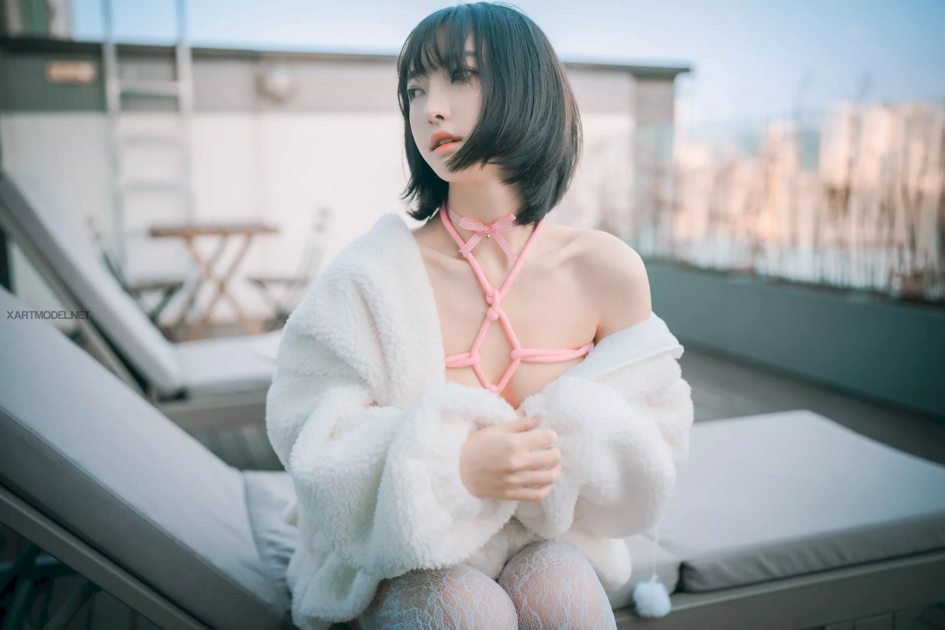 Class(69P) 高丽靓模高画质写真图集 】 K  HaNari【DJAWA大佳玩  高丽靓模写真 Notting