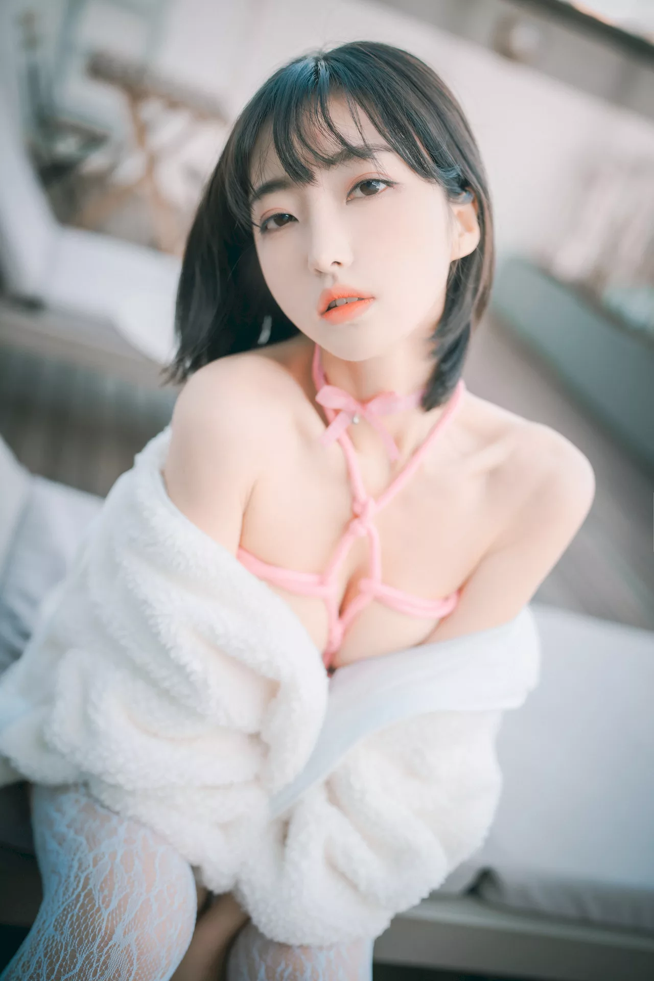 Class(69P) 高丽靓模高画质写真图集 】 K  HaNari【DJAWA大佳玩  高丽靓模写真 Notting