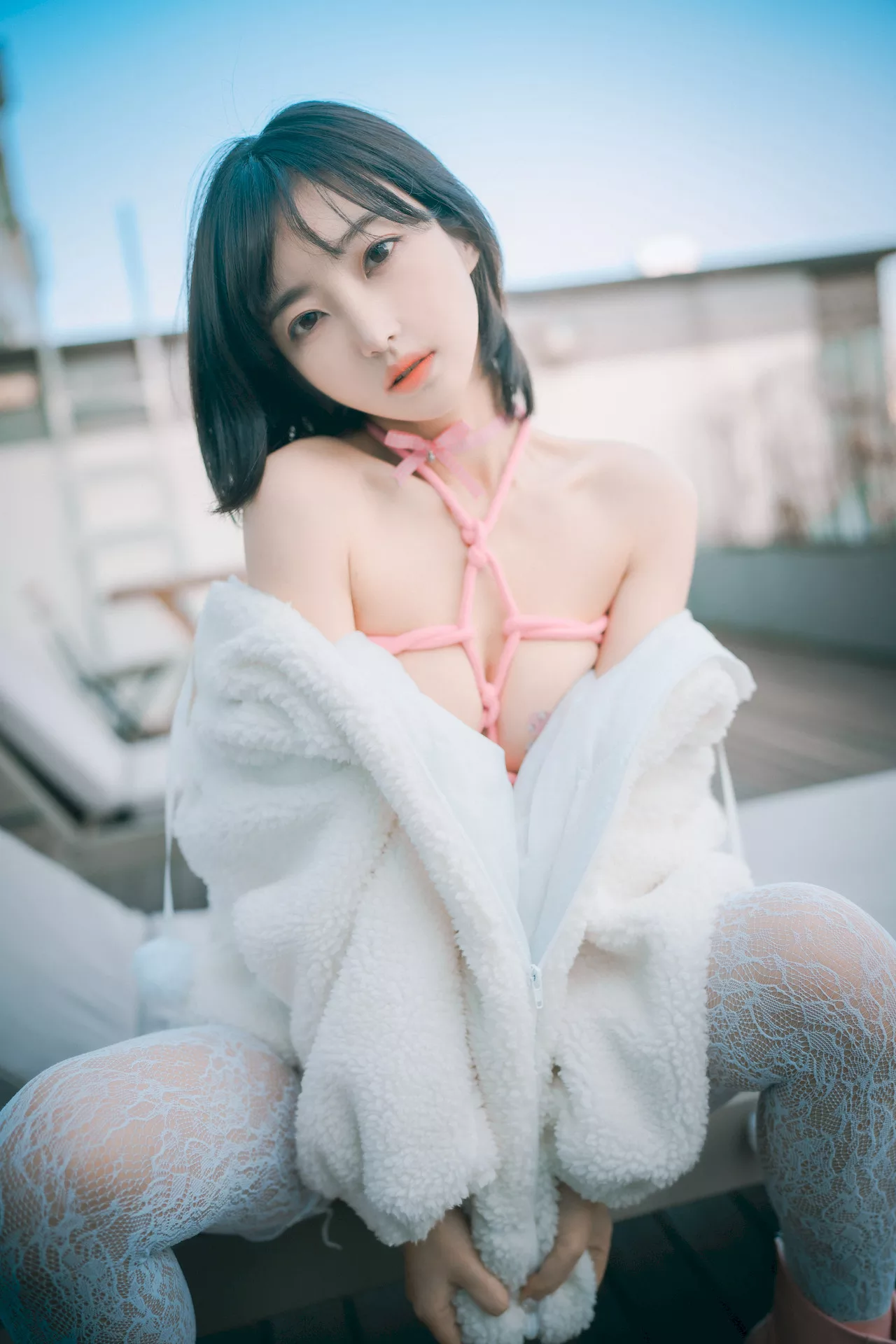 Class(69P) 高丽靓模高画质写真图集 】 K  HaNari【DJAWA大佳玩  高丽靓模写真 Notting