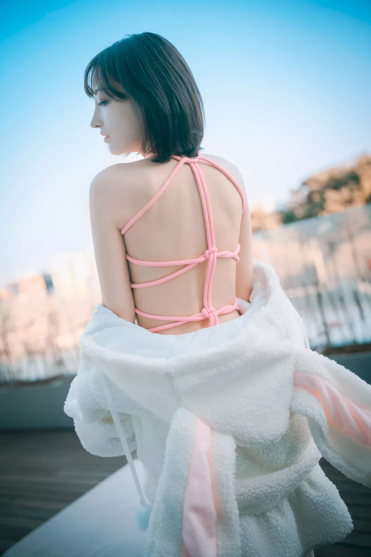 Class(69P) 高丽靓模高画质写真图集 】 K  HaNari【DJAWA大佳玩  高丽靓模写真 Notting
