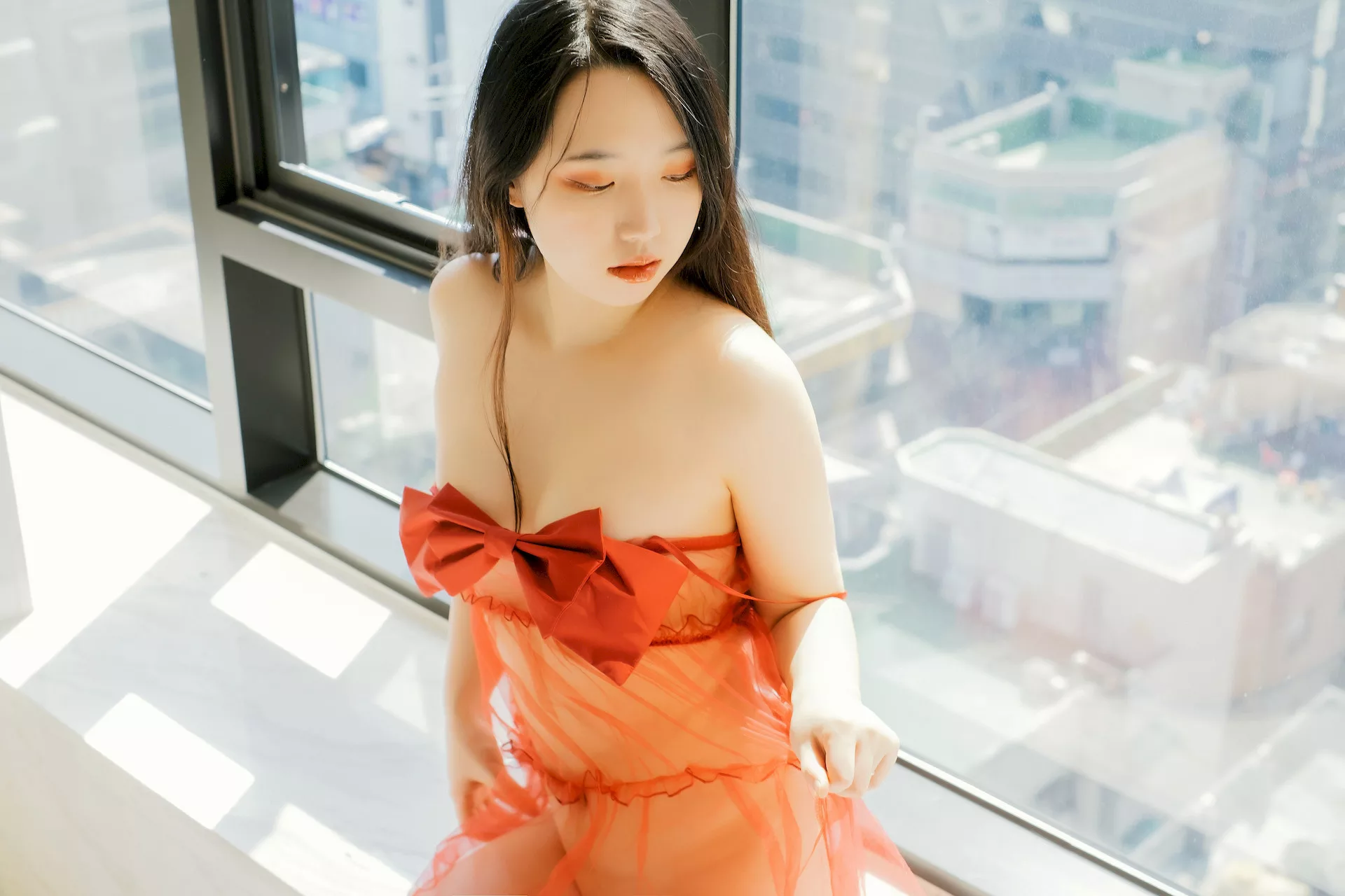 Dame【Moon 高丽模特影像 Tie a Up Snap  Ribbon 月夜快照】 Vol.1 全集修正 Night