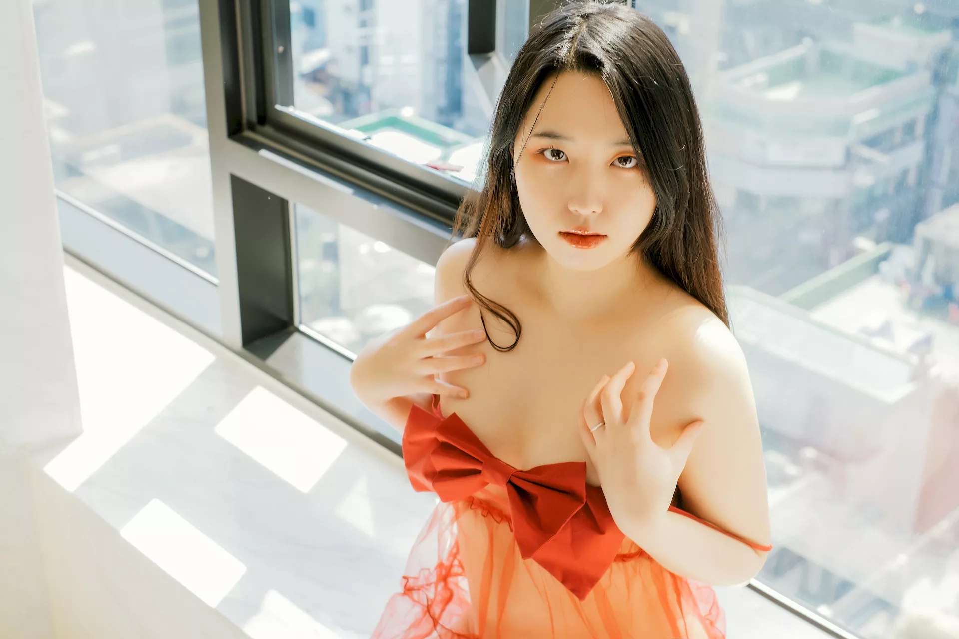 Dame【Moon 高丽模特影像 Tie a Up Snap  Ribbon 月夜快照】 Vol.1 全集修正 Night