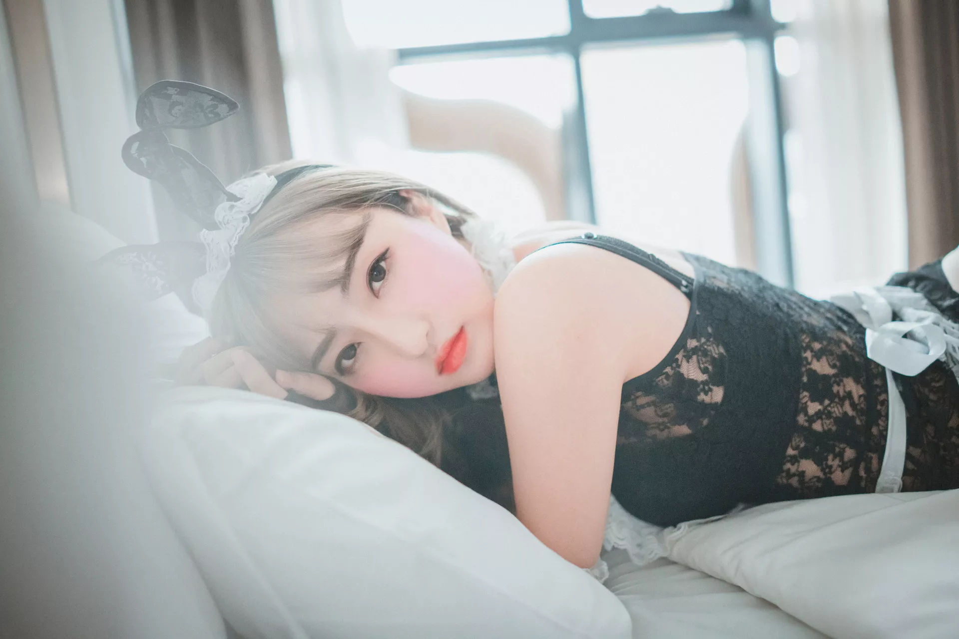 HaNari【DJAWA大佳玩 Maid(48P)  】 高丽靓模高质艺术图美图 高丽靓模艺术图  Devious