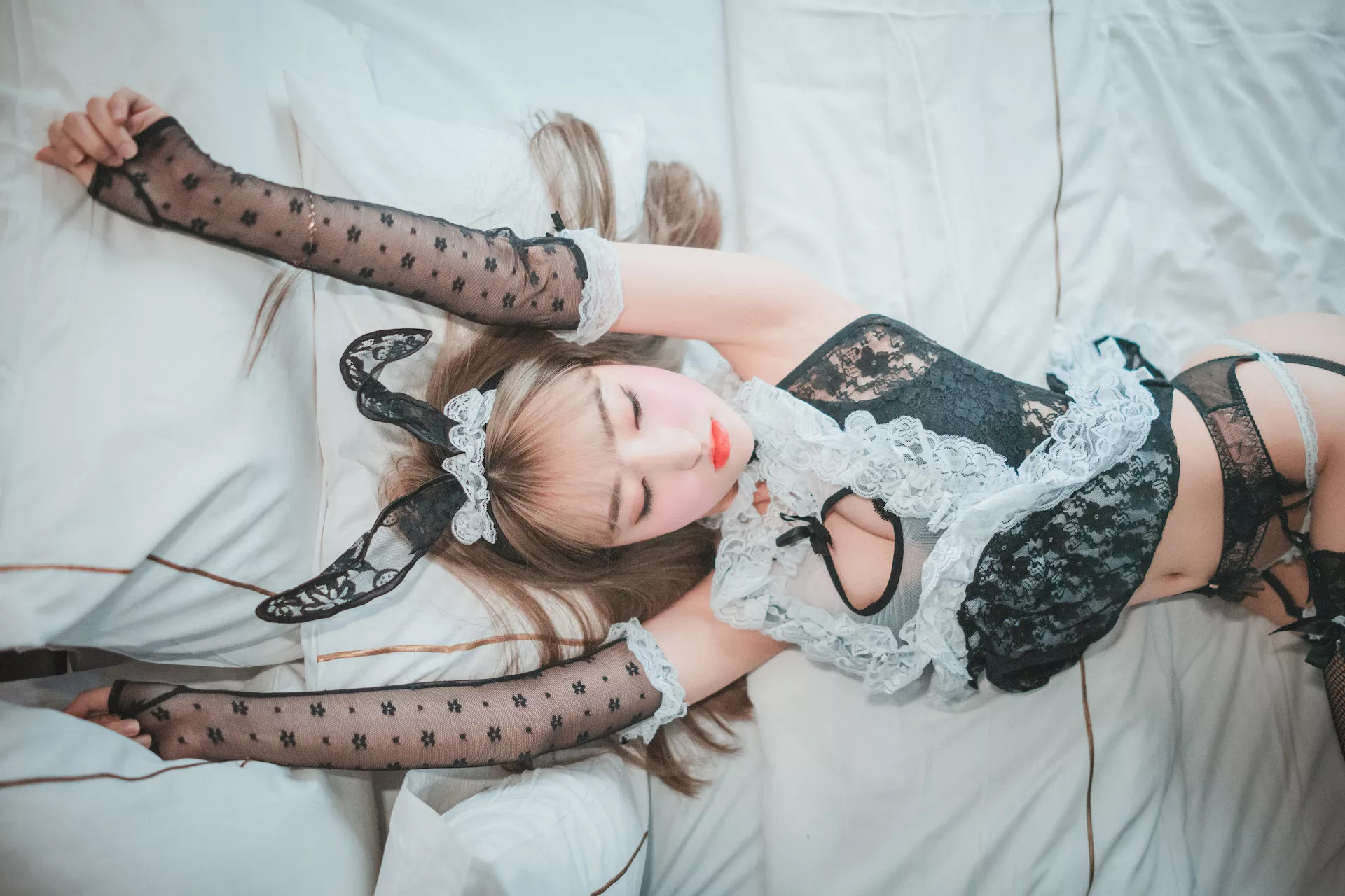 HaNari【DJAWA大佳玩 Maid(48P)  】 高丽靓模高质艺术图美图 高丽靓模艺术图  Devious