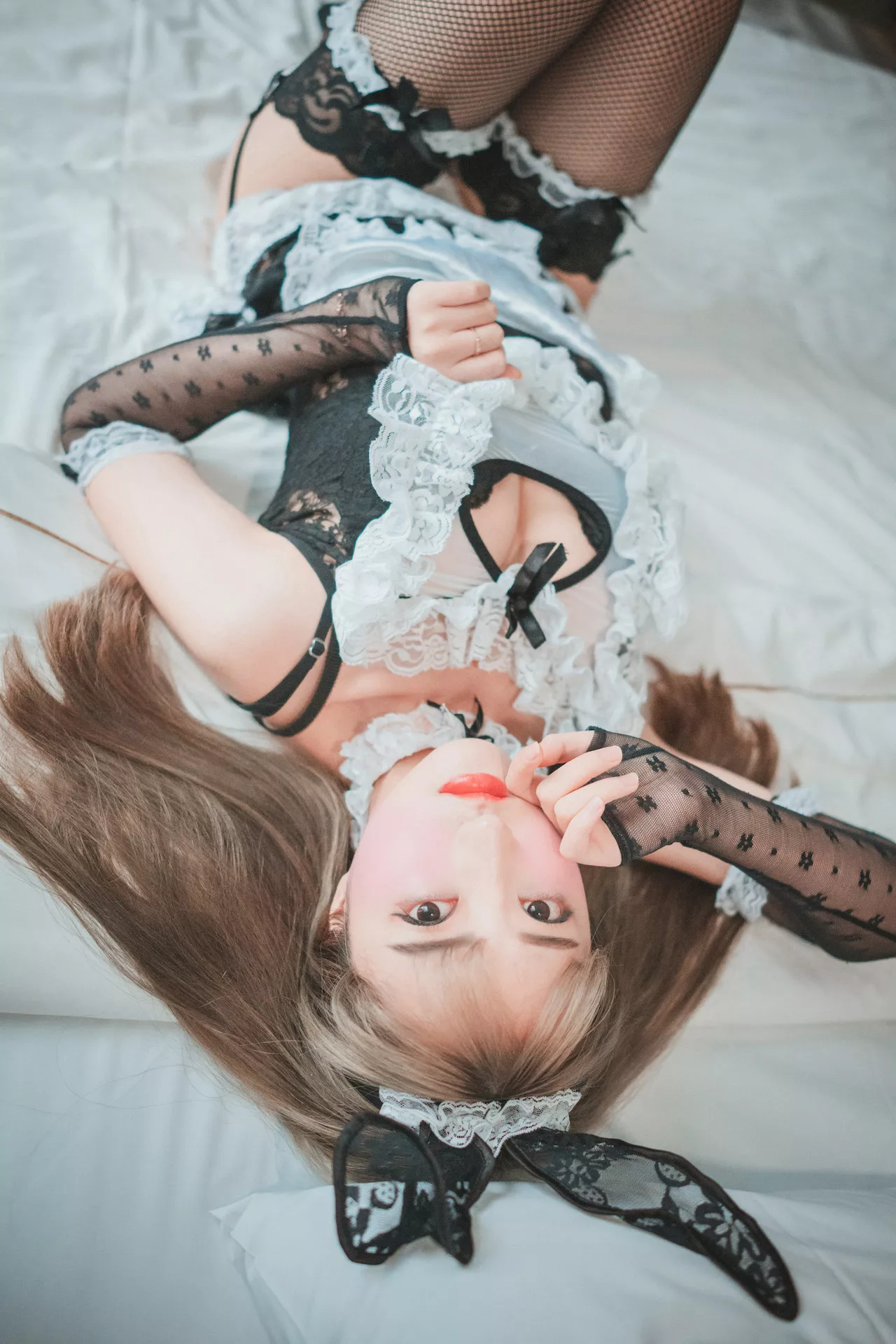 HaNari【DJAWA大佳玩 Maid(48P)  】 高丽靓模高质艺术图美图 高丽靓模艺术图  Devious