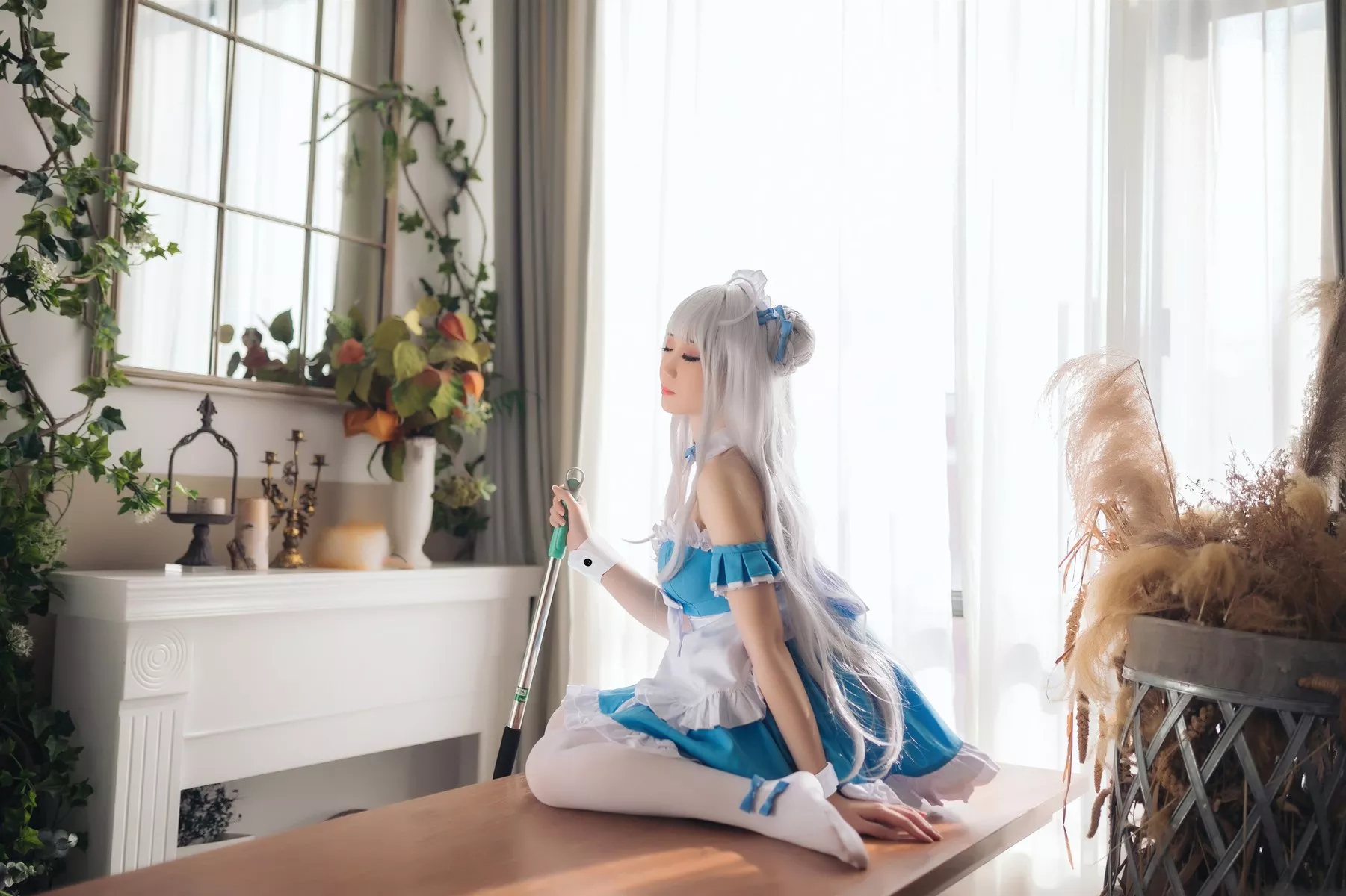 小天鹅 迷惑密拍 焖焖碳 佳人Cosplay 女侍