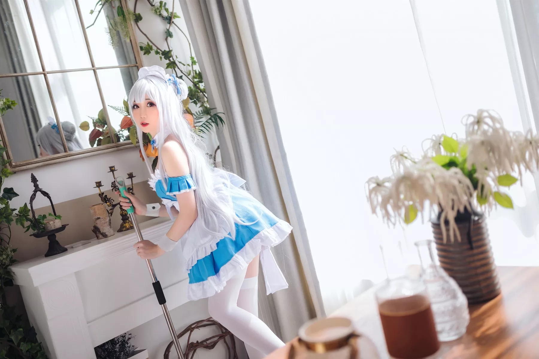 小天鹅 迷惑密拍 焖焖碳 佳人Cosplay 女侍