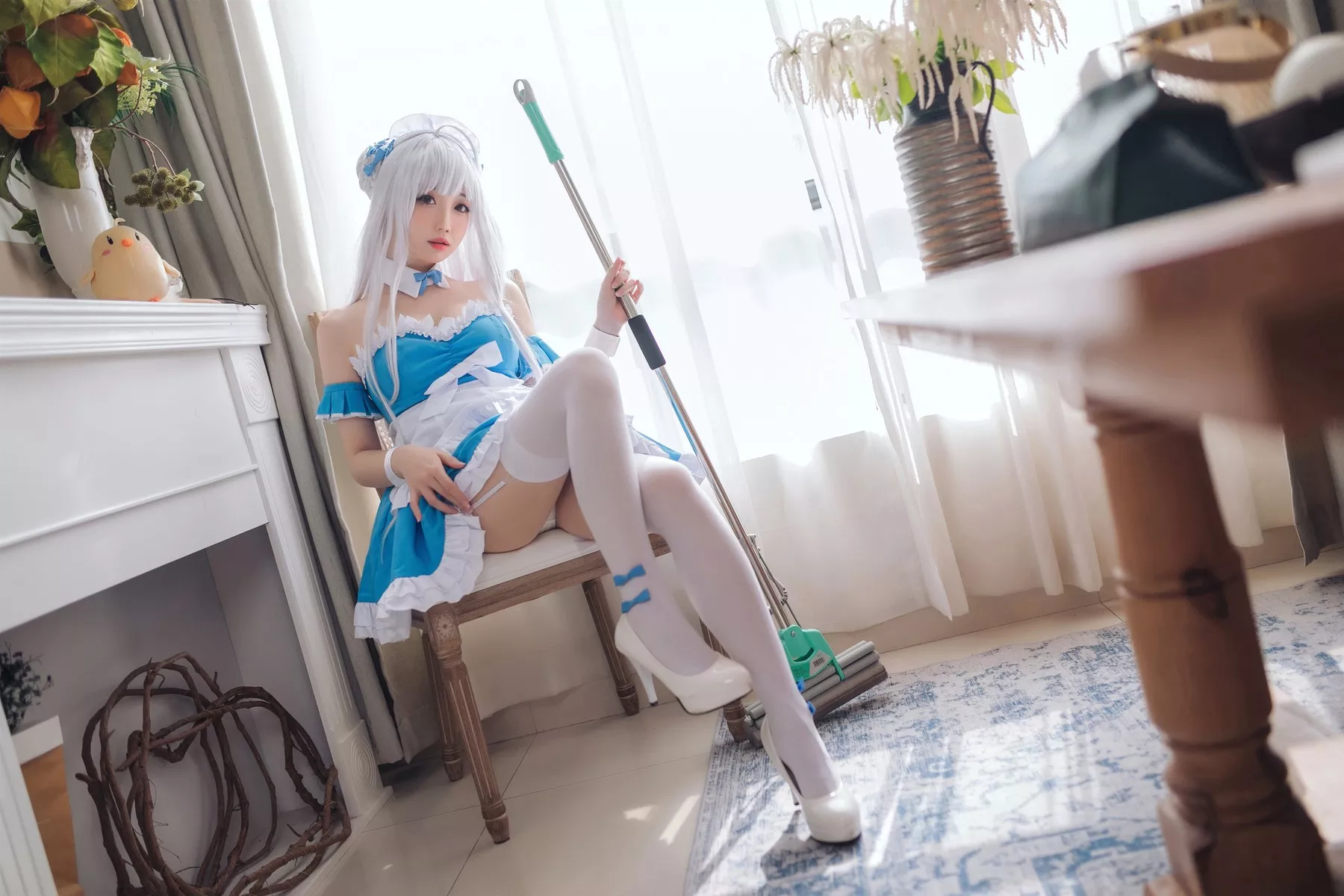 小天鹅 迷惑密拍 焖焖碳 佳人Cosplay 女侍