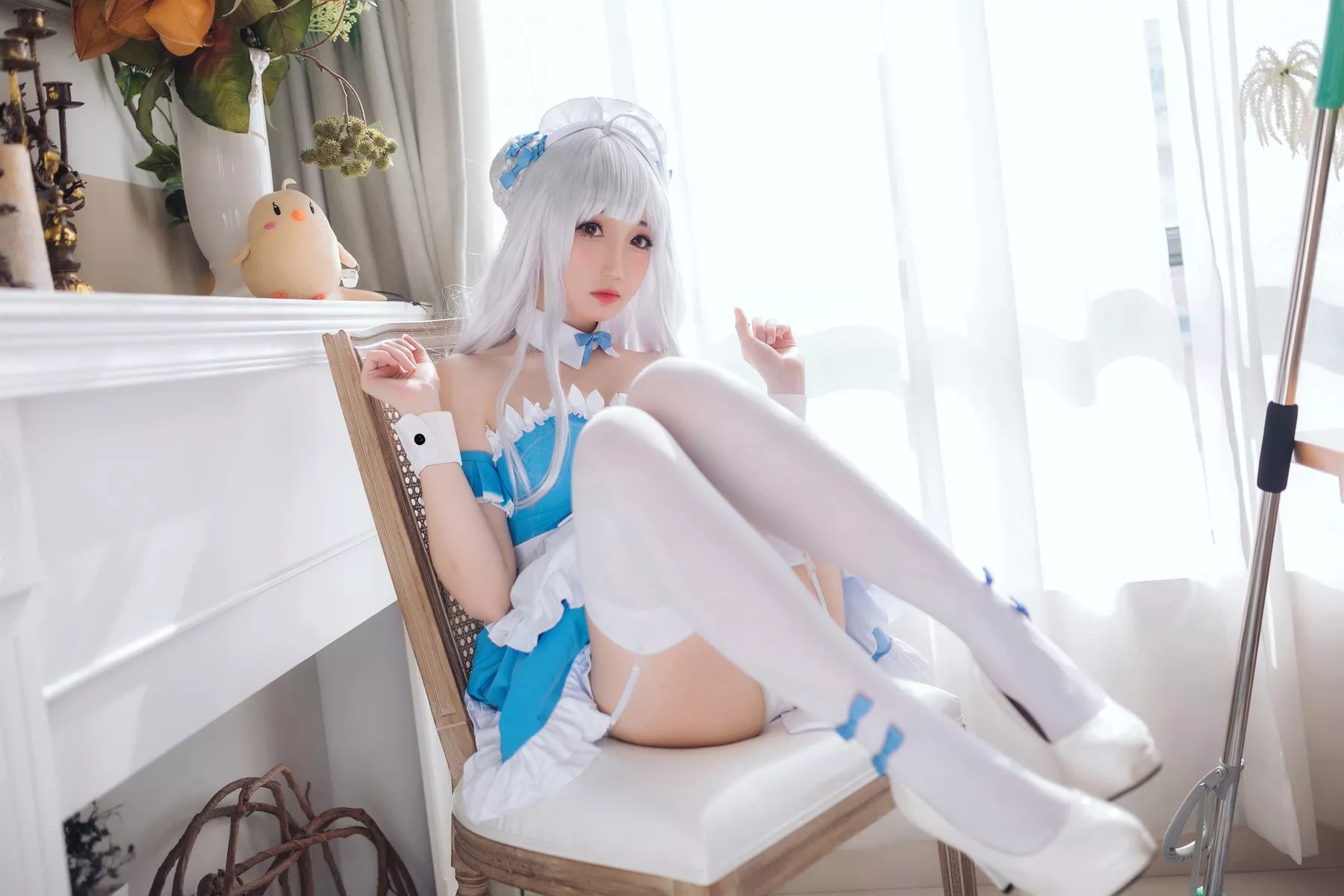 小天鹅 迷惑密拍 焖焖碳 佳人Cosplay 女侍