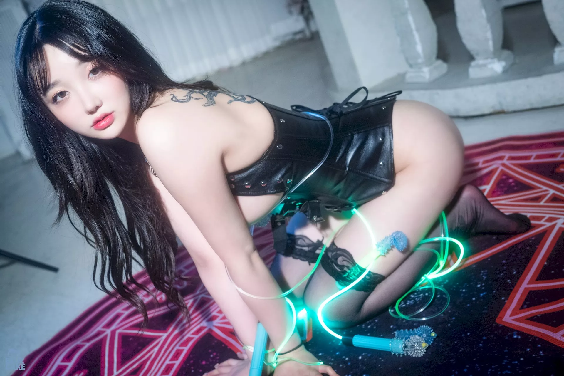 全集修正 蓝色蛋糕】 高丽丽人艺术图  Yeeun【BLUECAKE Son Tentacle Bukkake