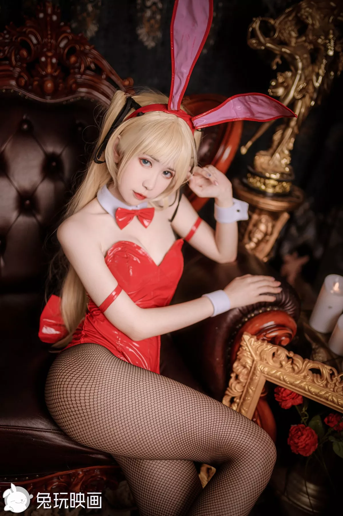 红黑 美女Cosplay 迷人密拍 兔女郎 兔玩映画