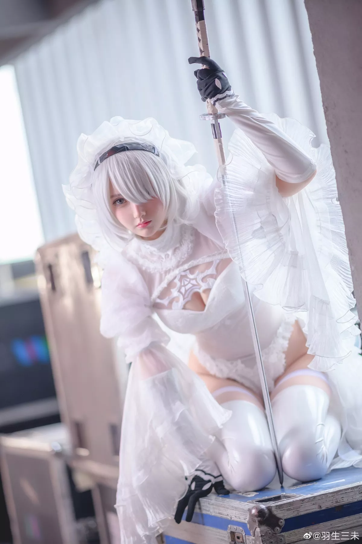 花嫁 2B同人 诱惑私摄 羽生三未 美人Cosplay