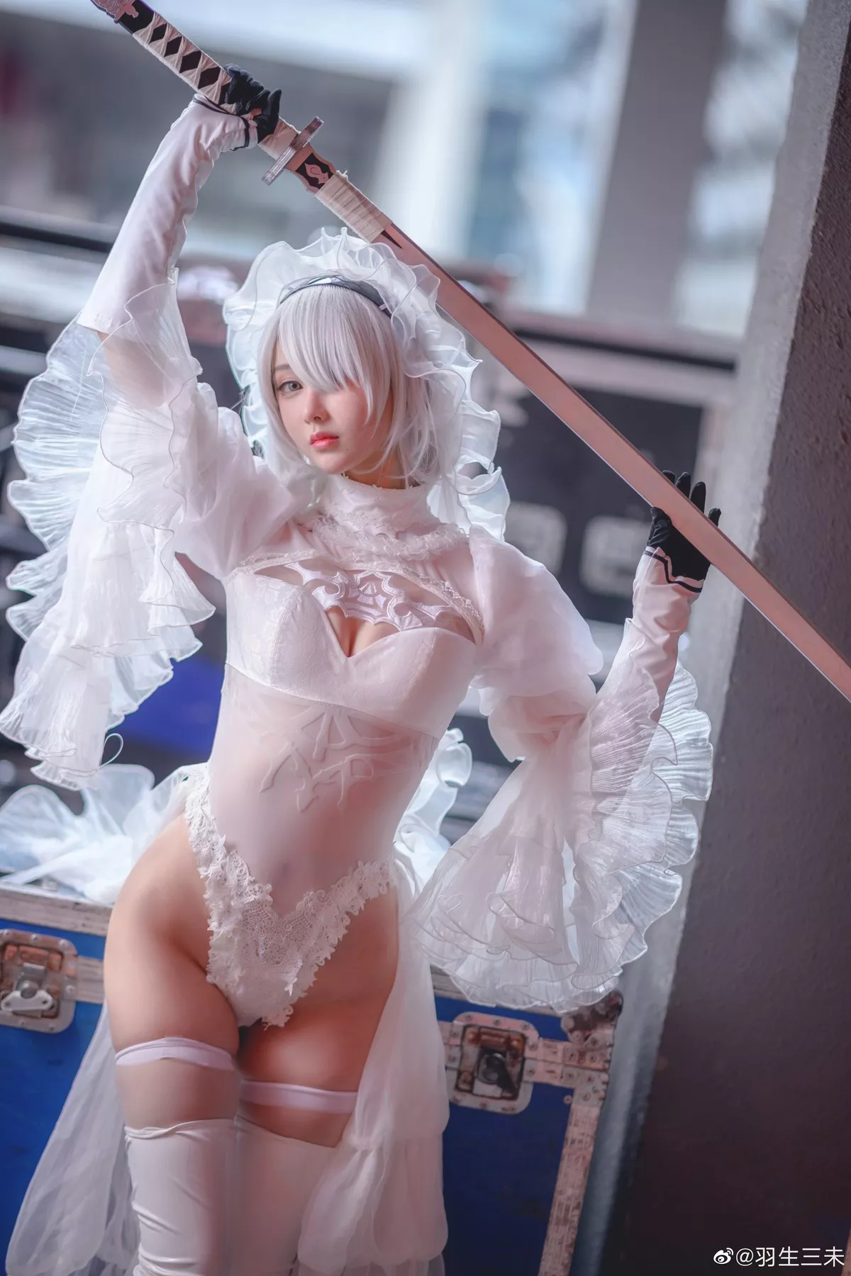 花嫁 2B同人 诱惑私摄 羽生三未 美人Cosplay