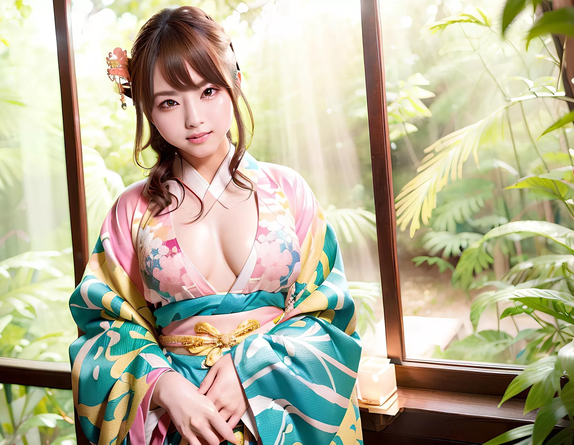 三妖艾 樱花之恋之柔情似水の着迷 AI佳人 高品质 全集修正