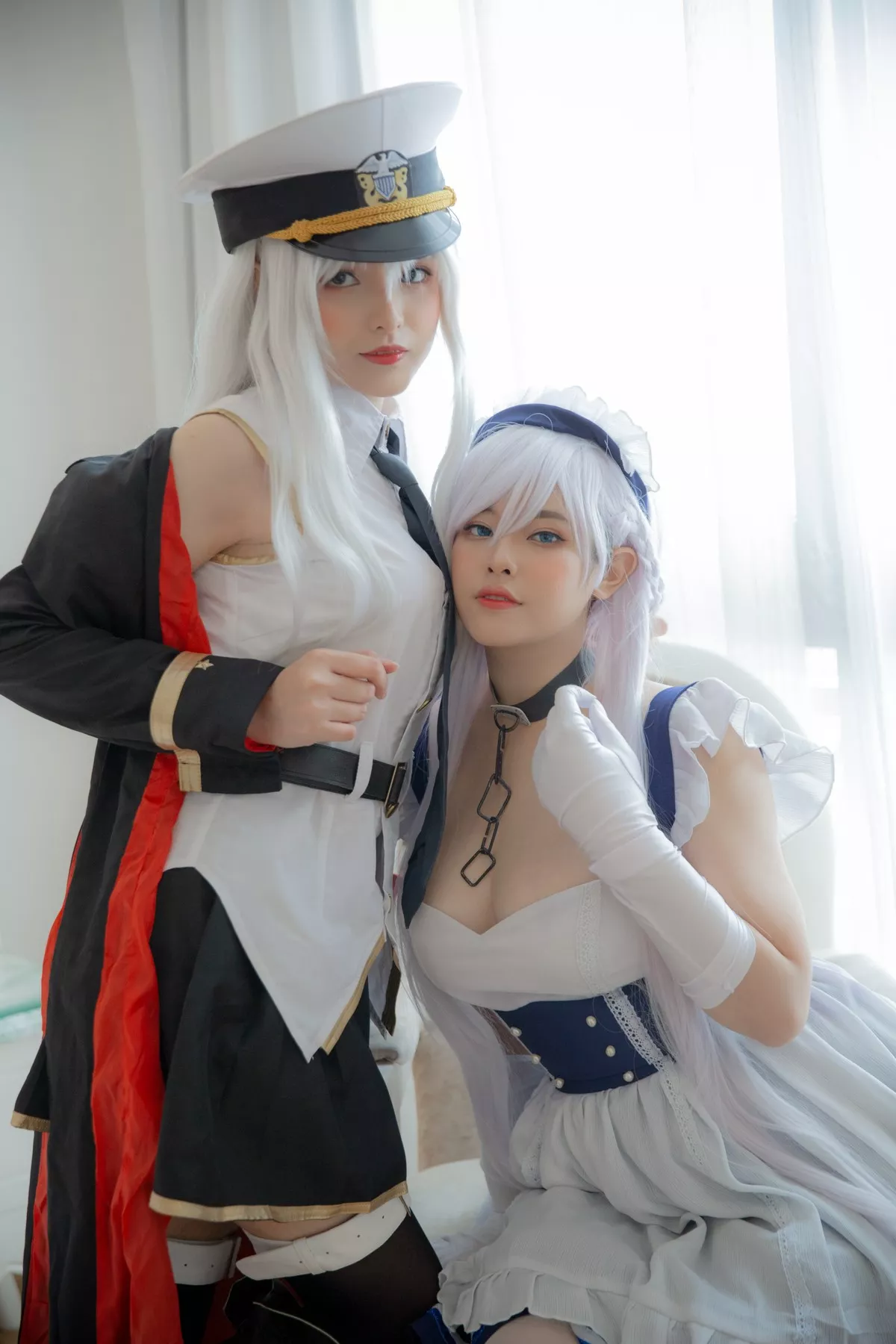 Cosplay 私摄 美人 撩人 Belfast Neppu