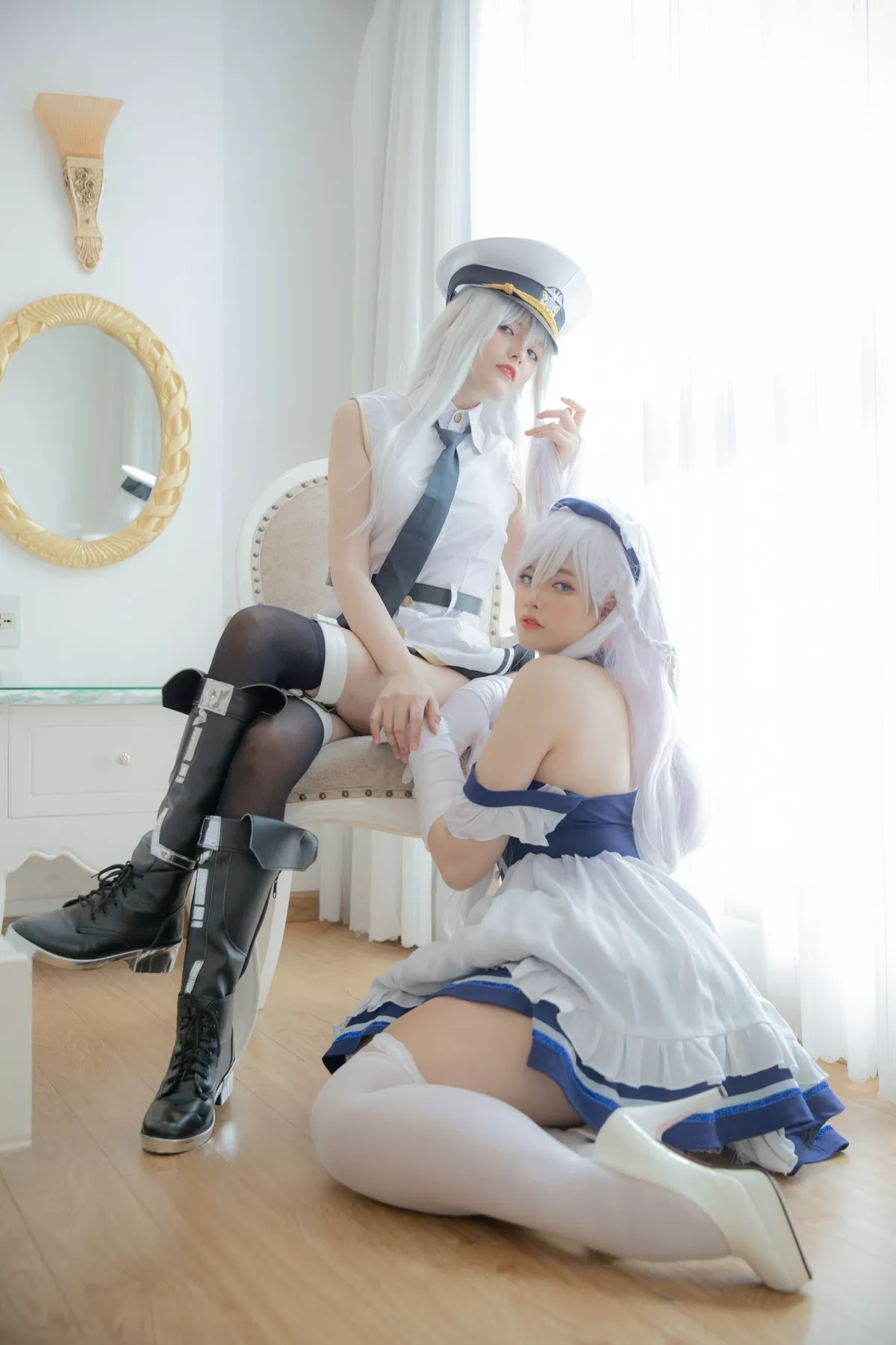 Cosplay 私摄 美人 撩人 Belfast Neppu