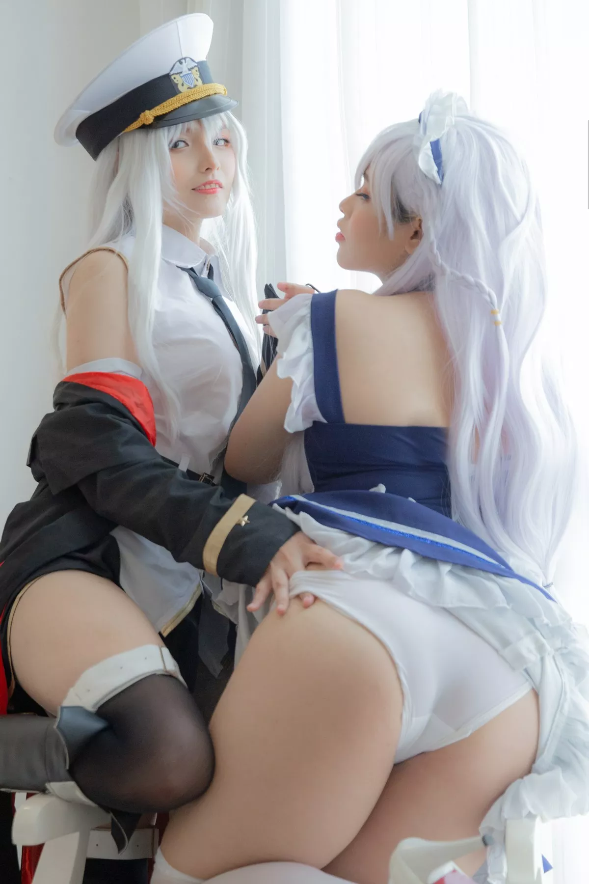 Cosplay 私摄 美人 撩人 Belfast Neppu